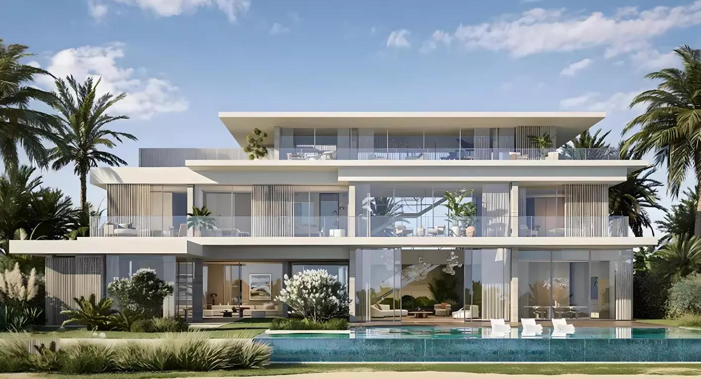 Bay Villas Phase 3 villa waterfront view, Nakheel Dubai Islands