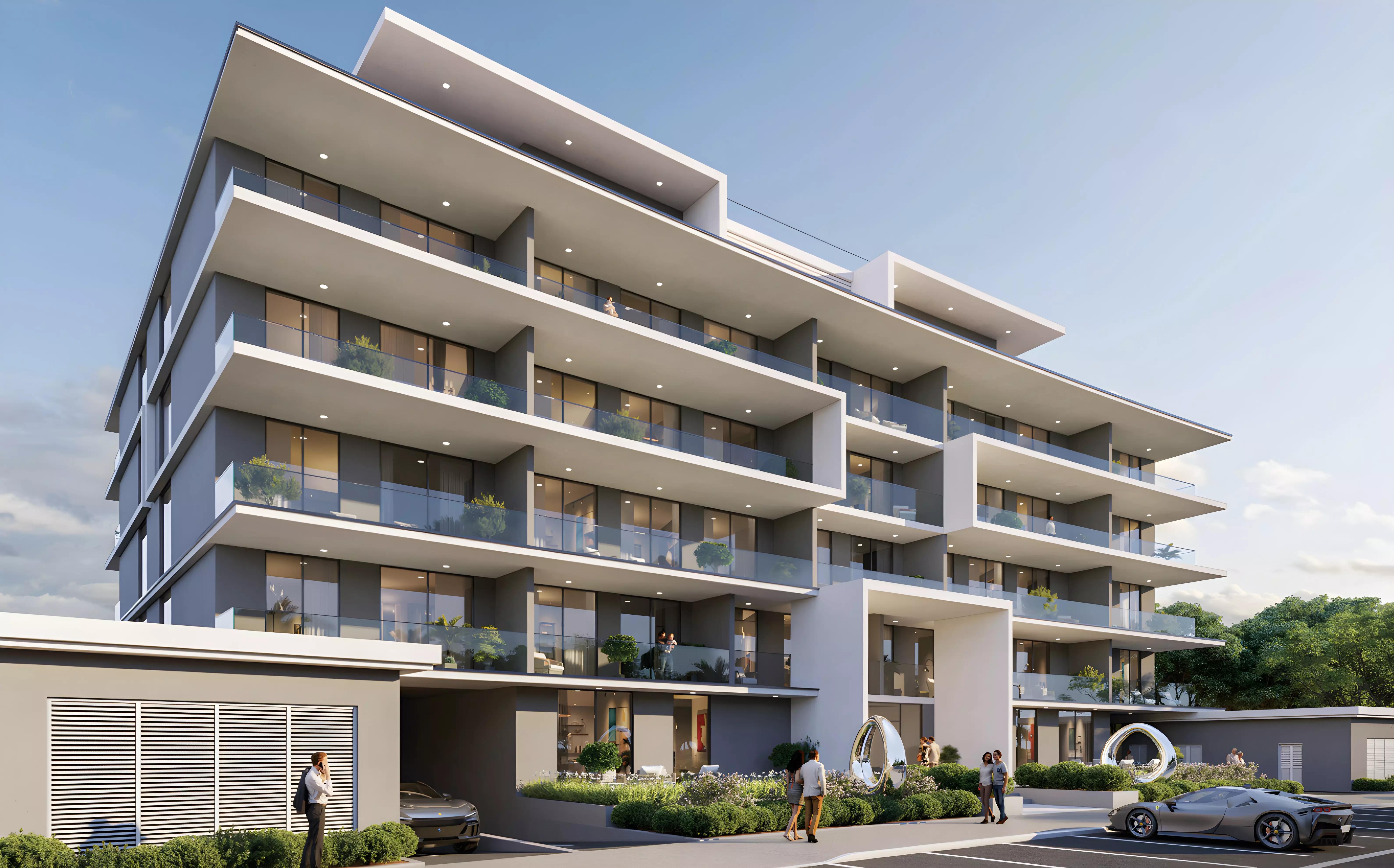 Interior residential render of Lincoln Star Residence 2, Dubai South