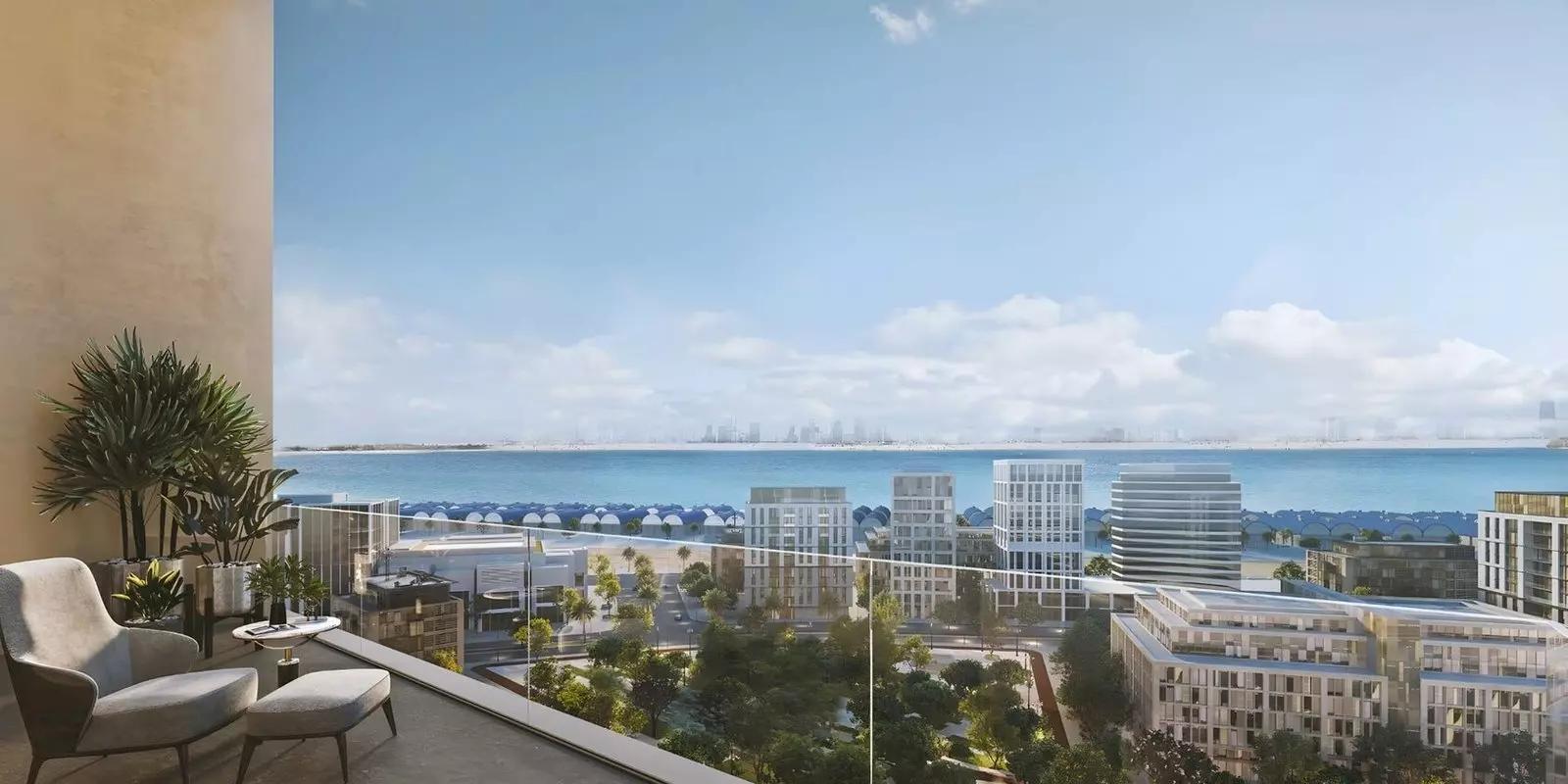 Haven Living shared pool and amenity deck, Dubai Islands