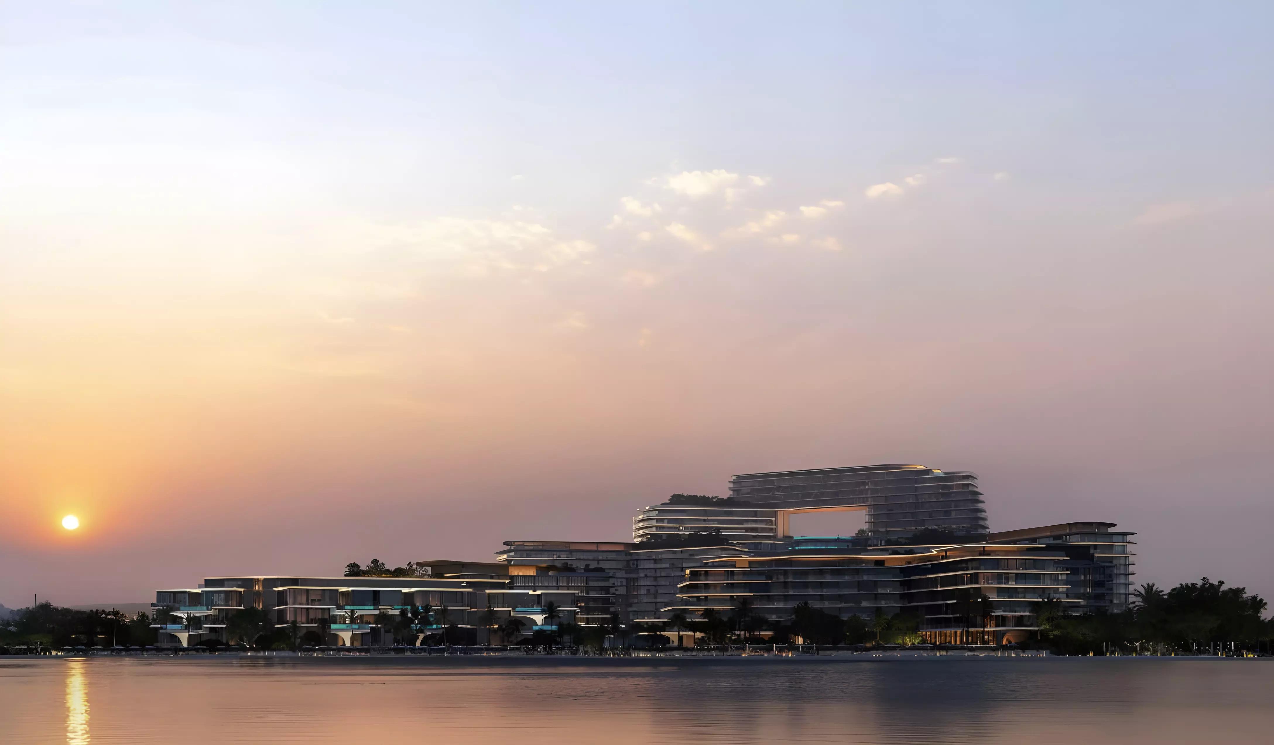 Meriva Sunset kitchen and dining area, Dubai Islands