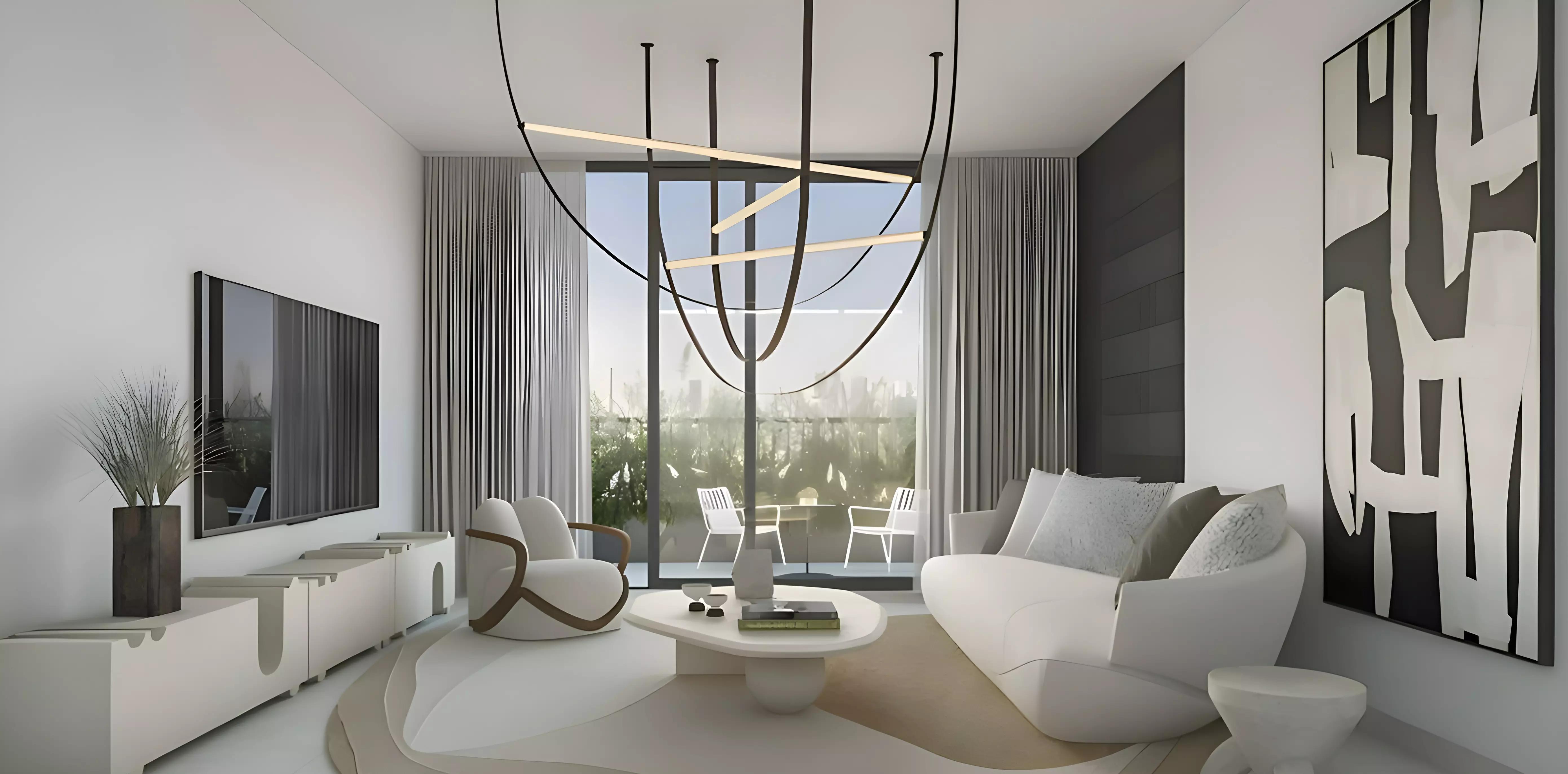 Cavendish Square residential facade and entrance, JVT, Dubai