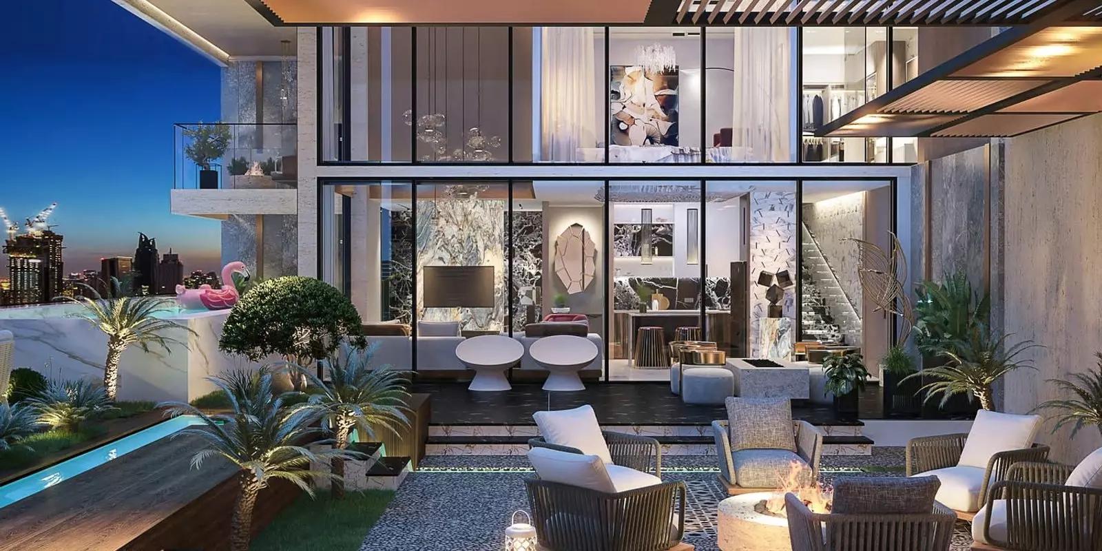 Empire Estates lobby or amenity interior, Arjan, Dubai