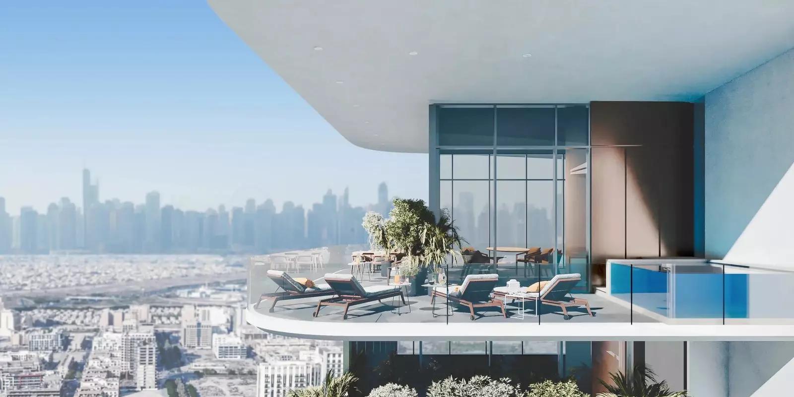 The Orchard Place residential building elevation, JVC District 12, Dubai
