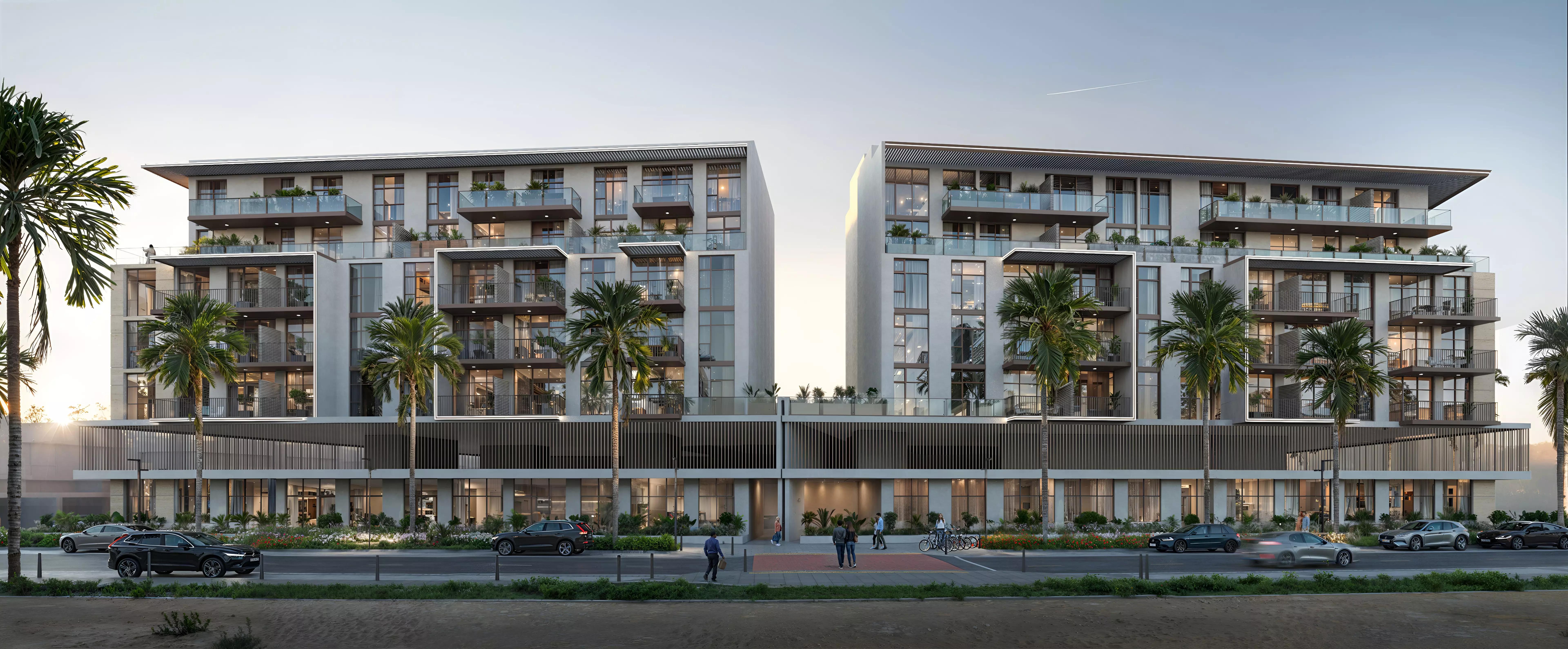 IR1DIAN Park apartment interior living space, JVC, Dubai