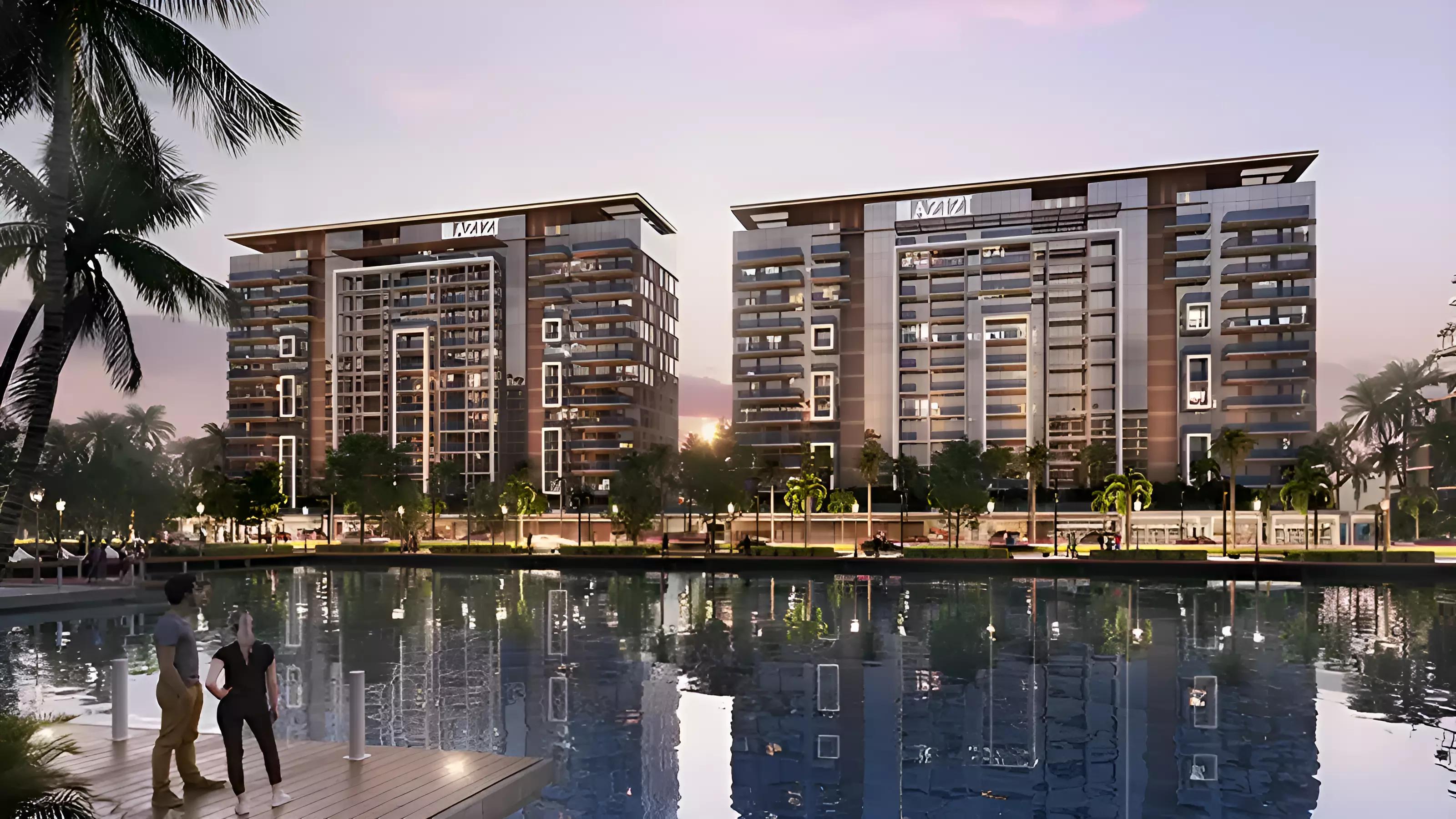 Azizi Venice 14 exterior building facade, Azizi Venice, Dubai South