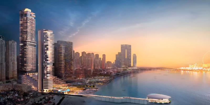 Sensoria at Five Luxe tower exterior view, Jumeirah Beach Residence, Dubai