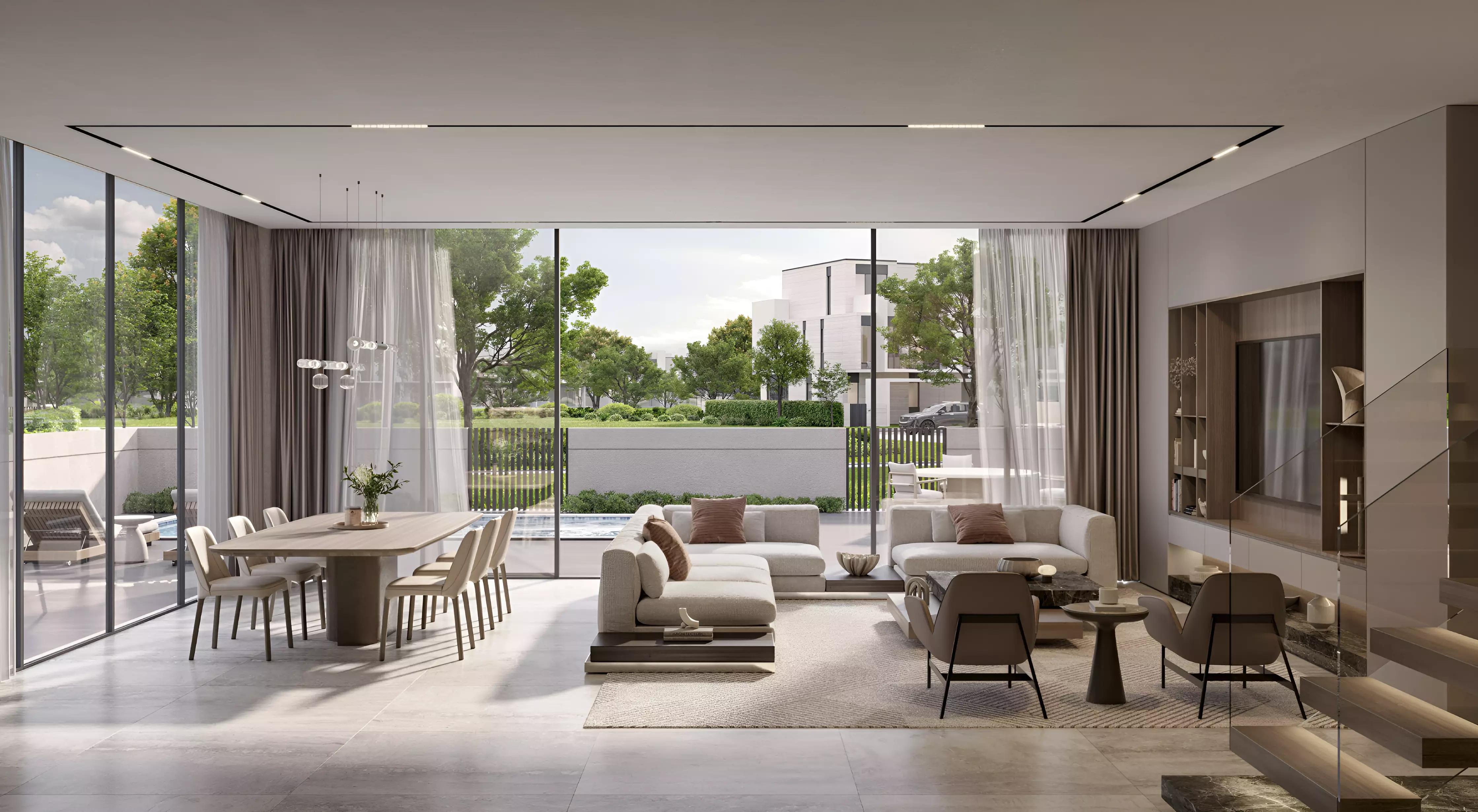 D Villas master plan layout, Jumeirah Golf Estates, Dubai