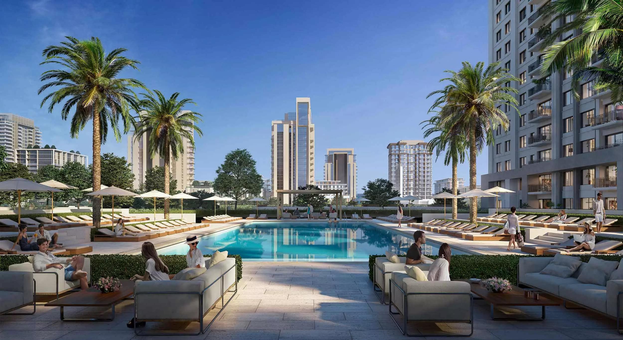 Park Field residential building view, Dubai Hills Estate