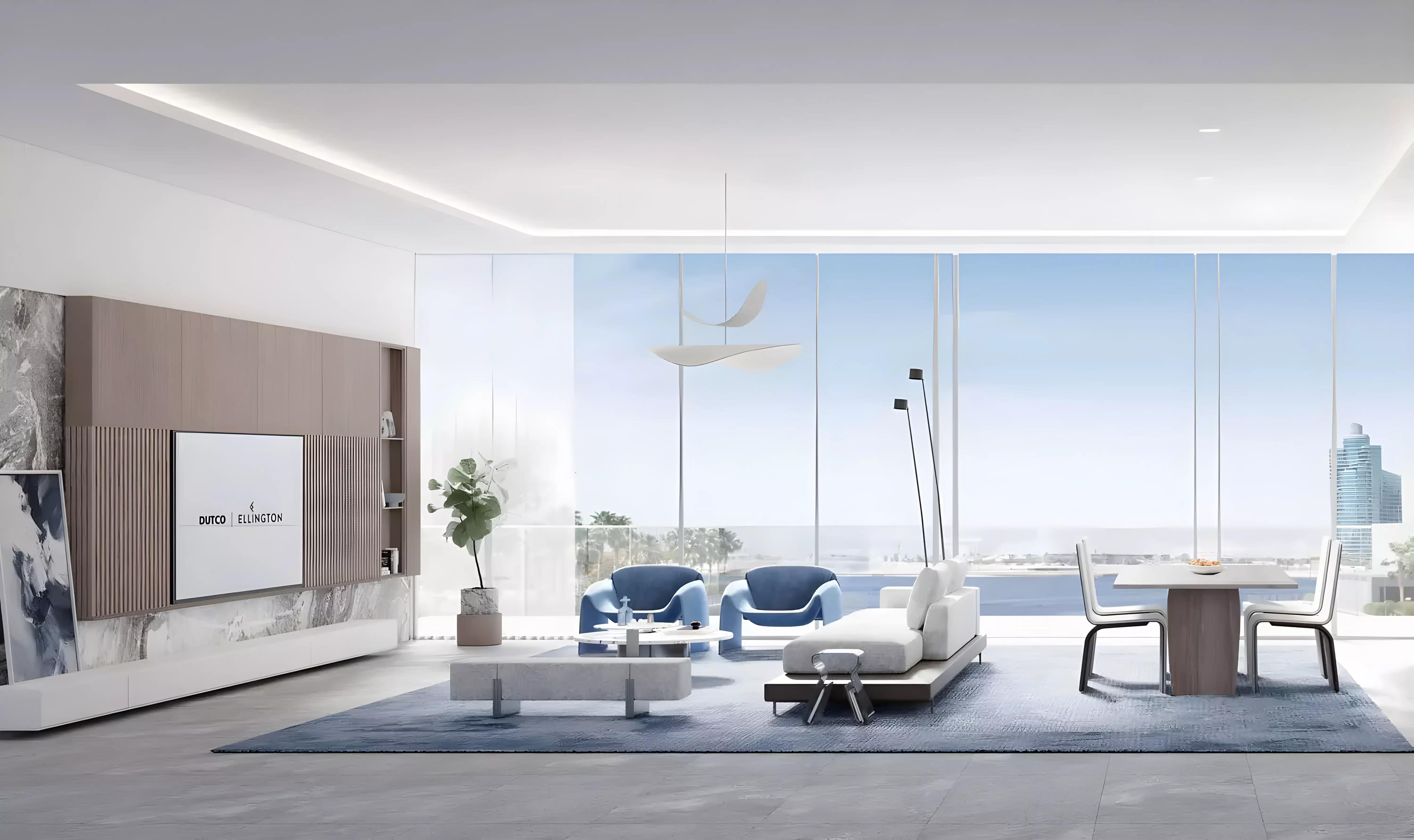 Art Bay West rooftop pool deck overlooking Al Jaddaf, Dubai