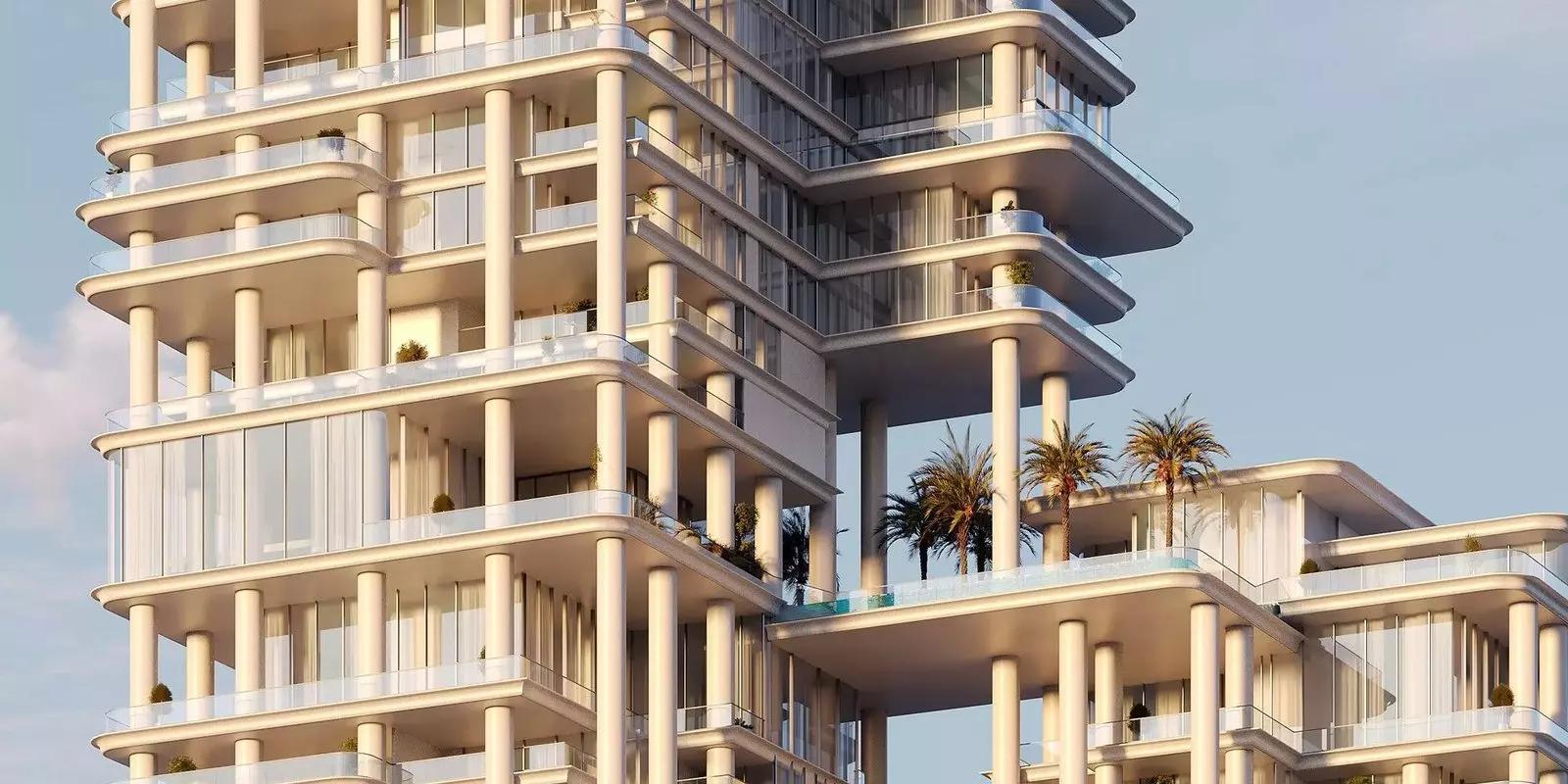 Vela Viento residential interior living space, Business Bay