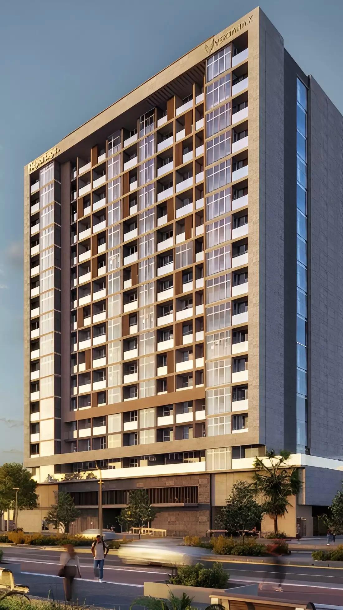 Verdana X residential street view with landscaped parks, DIP 1, Dubai