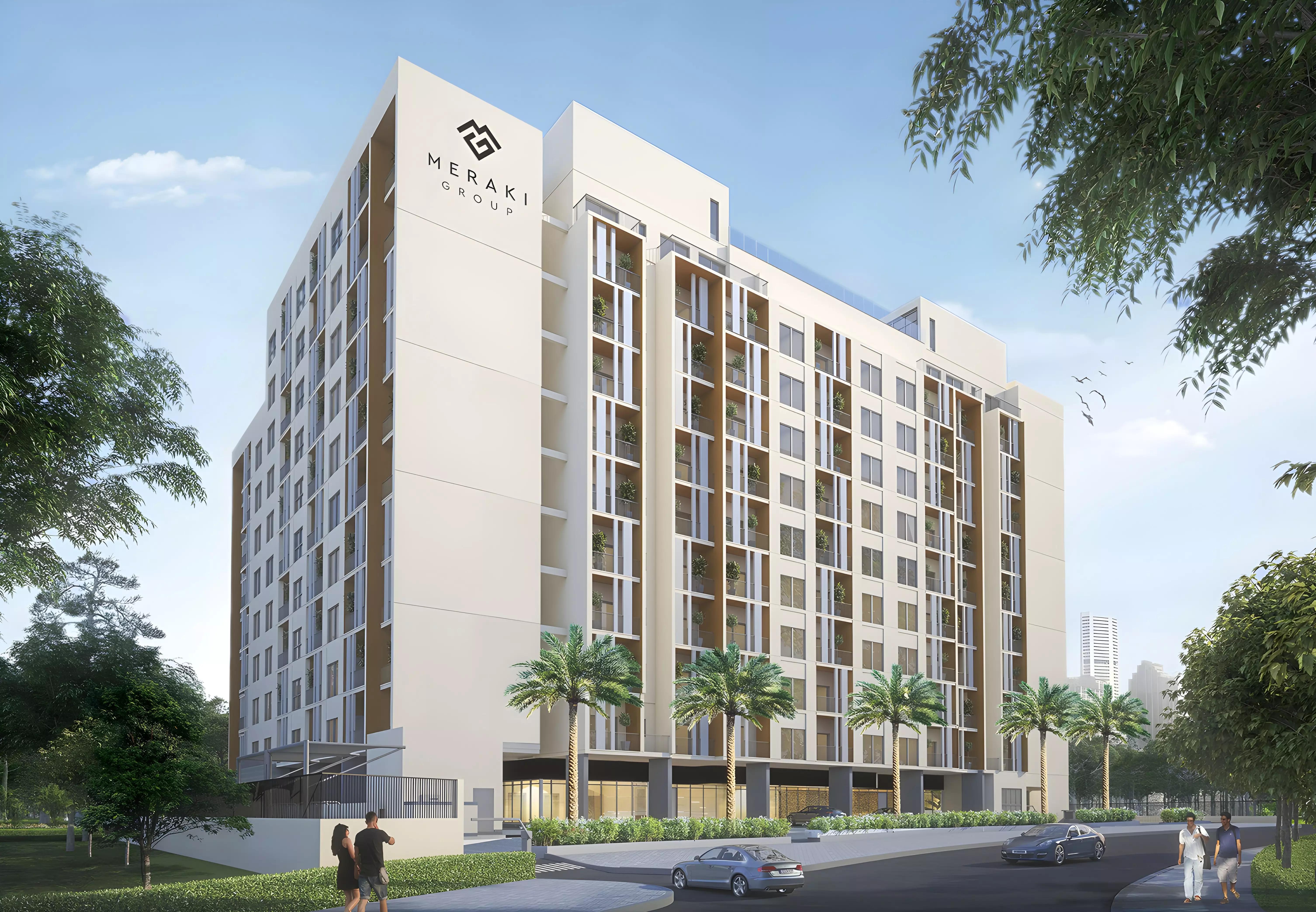 The Haven Phase 3 amenity deck and lounge area, Majan, Dubai