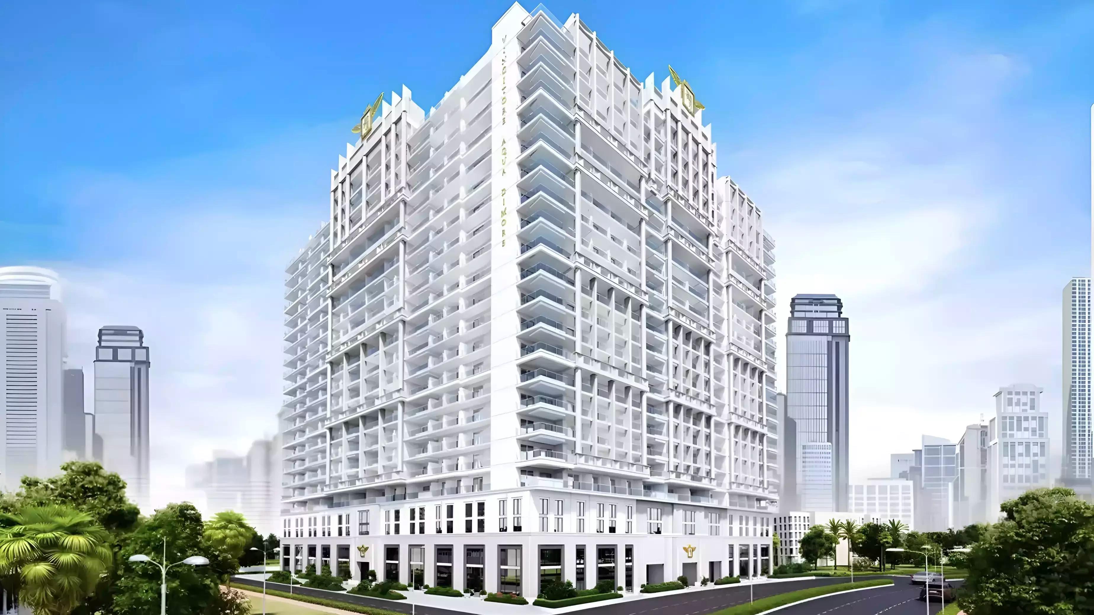 Vincitore Aqua Dimore residential facade in Dubai Science Park