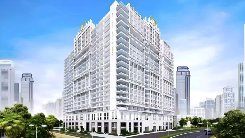 Vincitore Aqua Dimore residential facade in Dubai Science Park