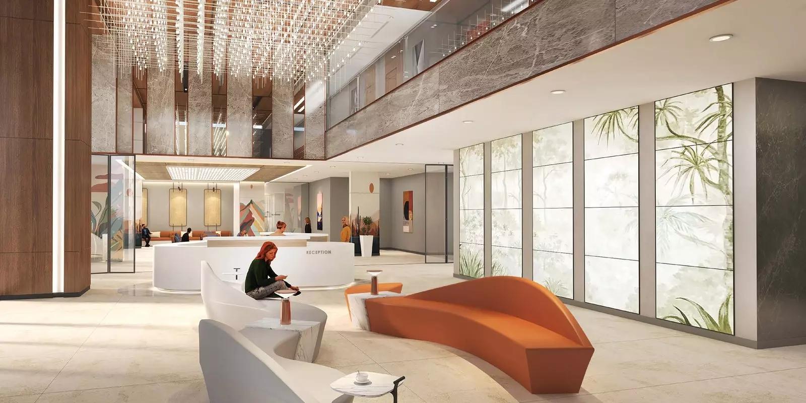 Marquis Signature lobby interior, Arjan