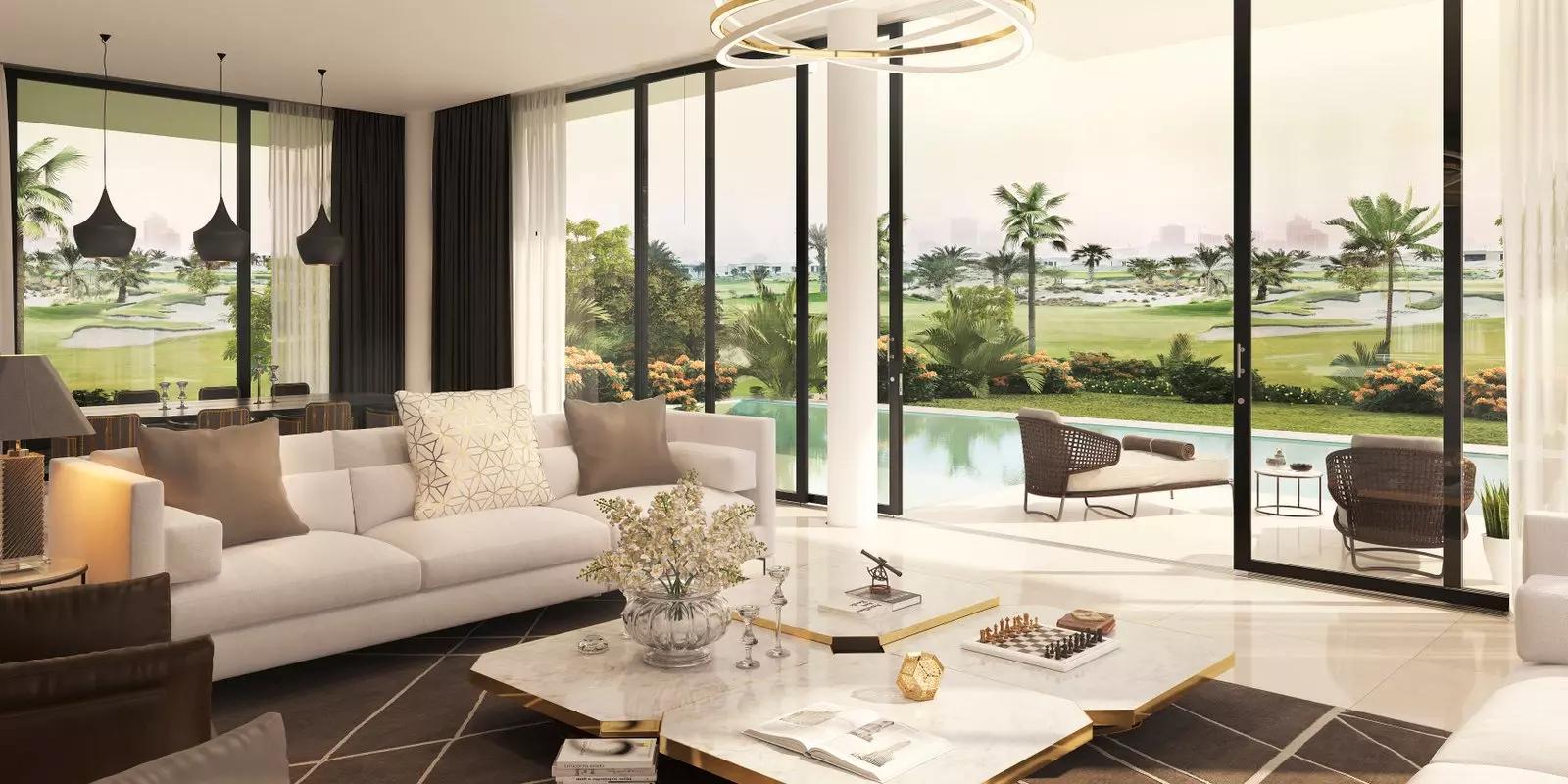 Veneto Villas interior living space, DAMAC Hills, Dubai