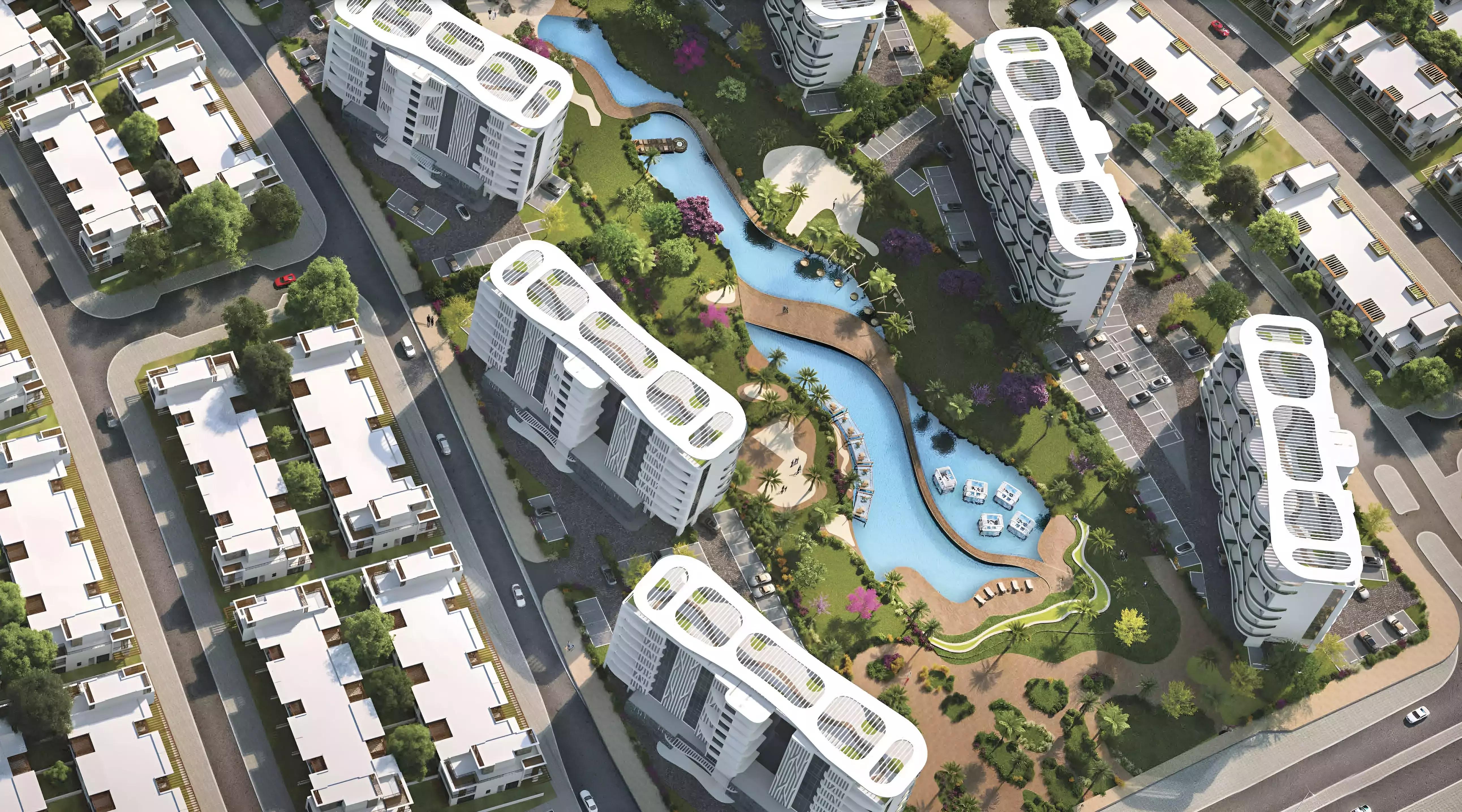 Lagoon Views Phase 7 building elevation, DAMAC Lagoons, Dubai