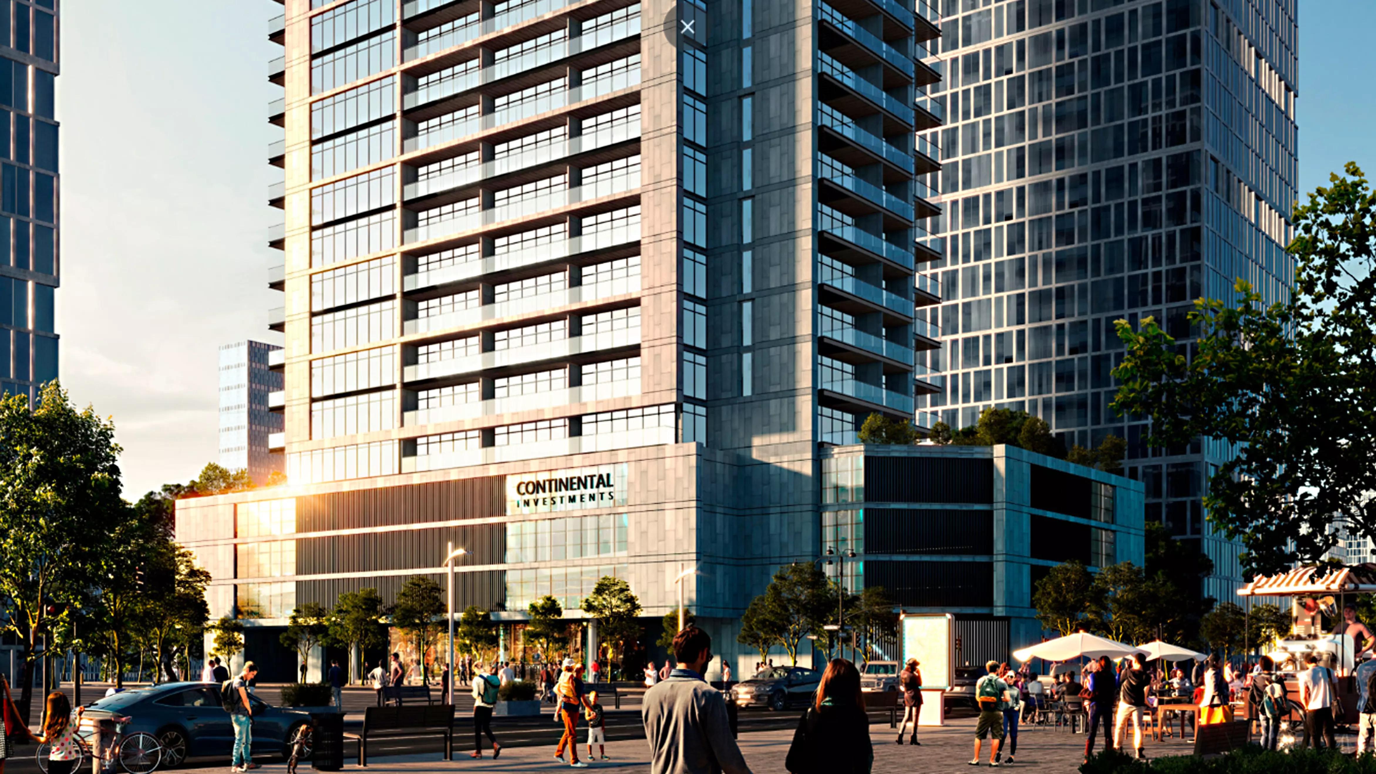 Marina Living exterior tower view in Dubai Marina