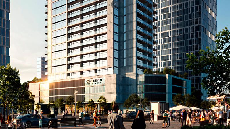 Marina Living exterior tower view in Dubai Marina
