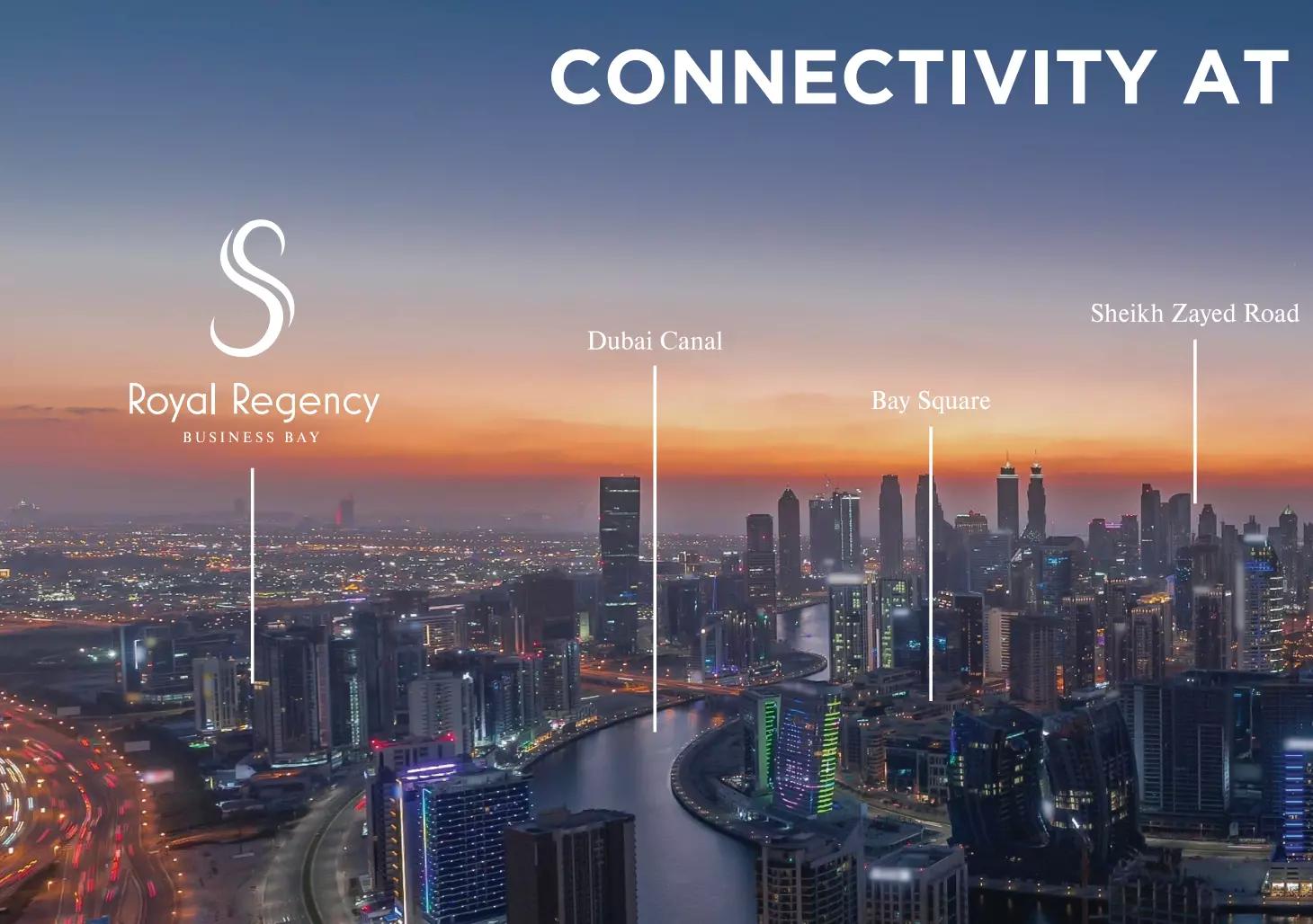 Royal Regency master plan layout, Business Bay, Dubai