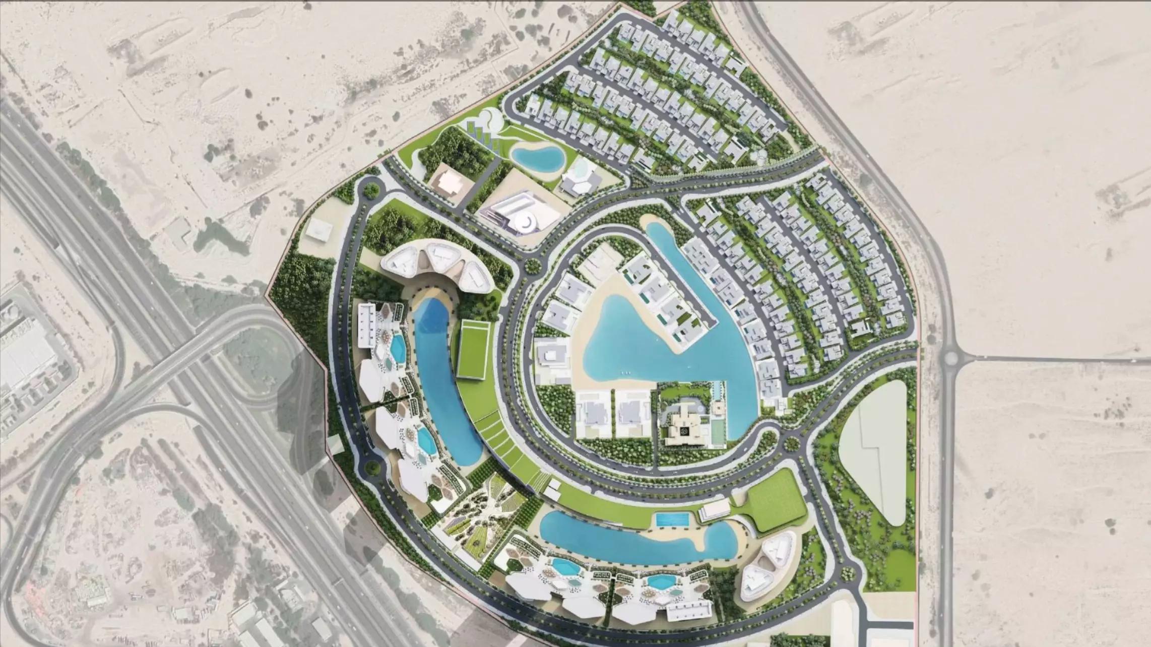 Green Vistas master plan layout, Sobha Hartland II, Bukadra