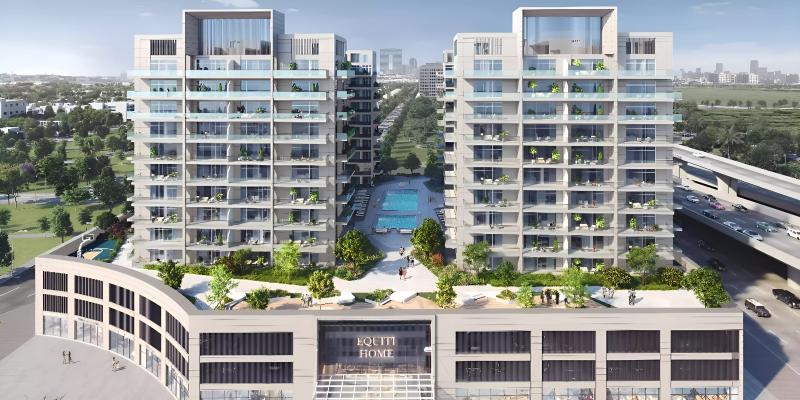 Equiti Home exterior facade view, Al Furjan, Dubai