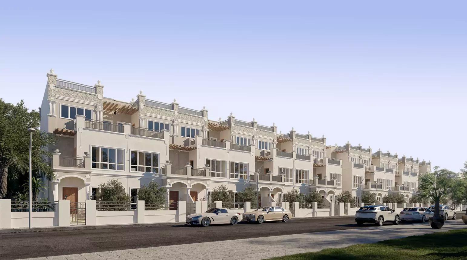 Marwa Homes 3 townhouse street view, JVC District 14, Dubai