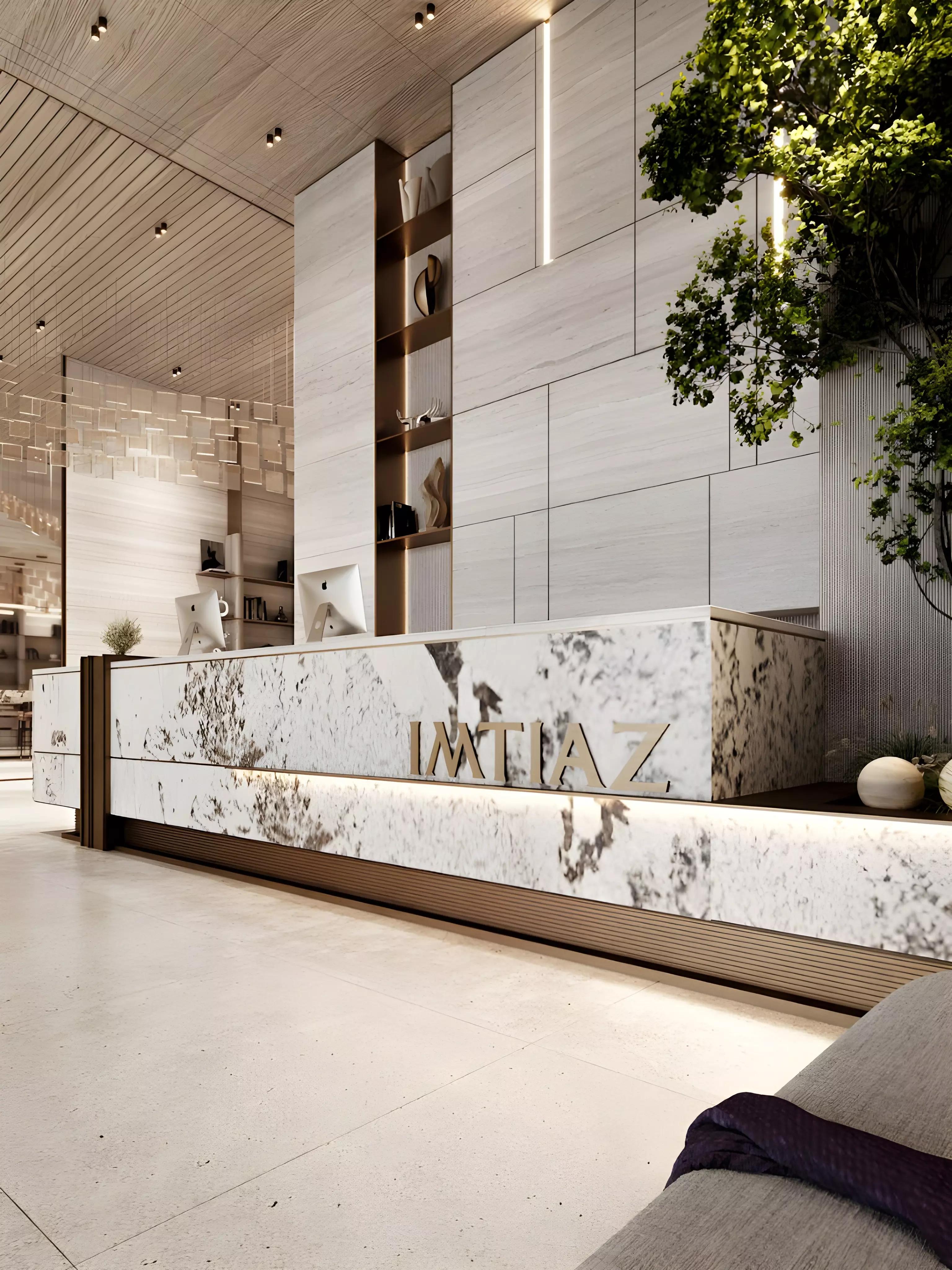 Le Blanc residential tower exterior, Dubai Land Residence Complex, Dubai