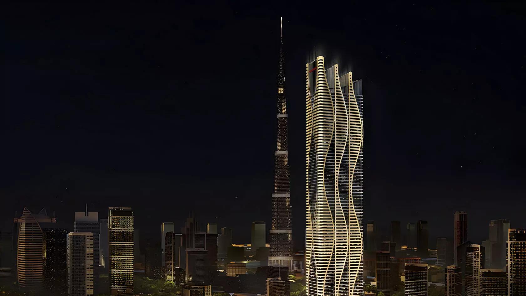 Bayz 101 apartment interior living area, Business Bay, Dubai