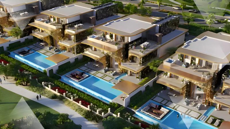 Gems Estates Phase 2 villa exterior with landscaped frontage, DAMAC Hills, Dubai