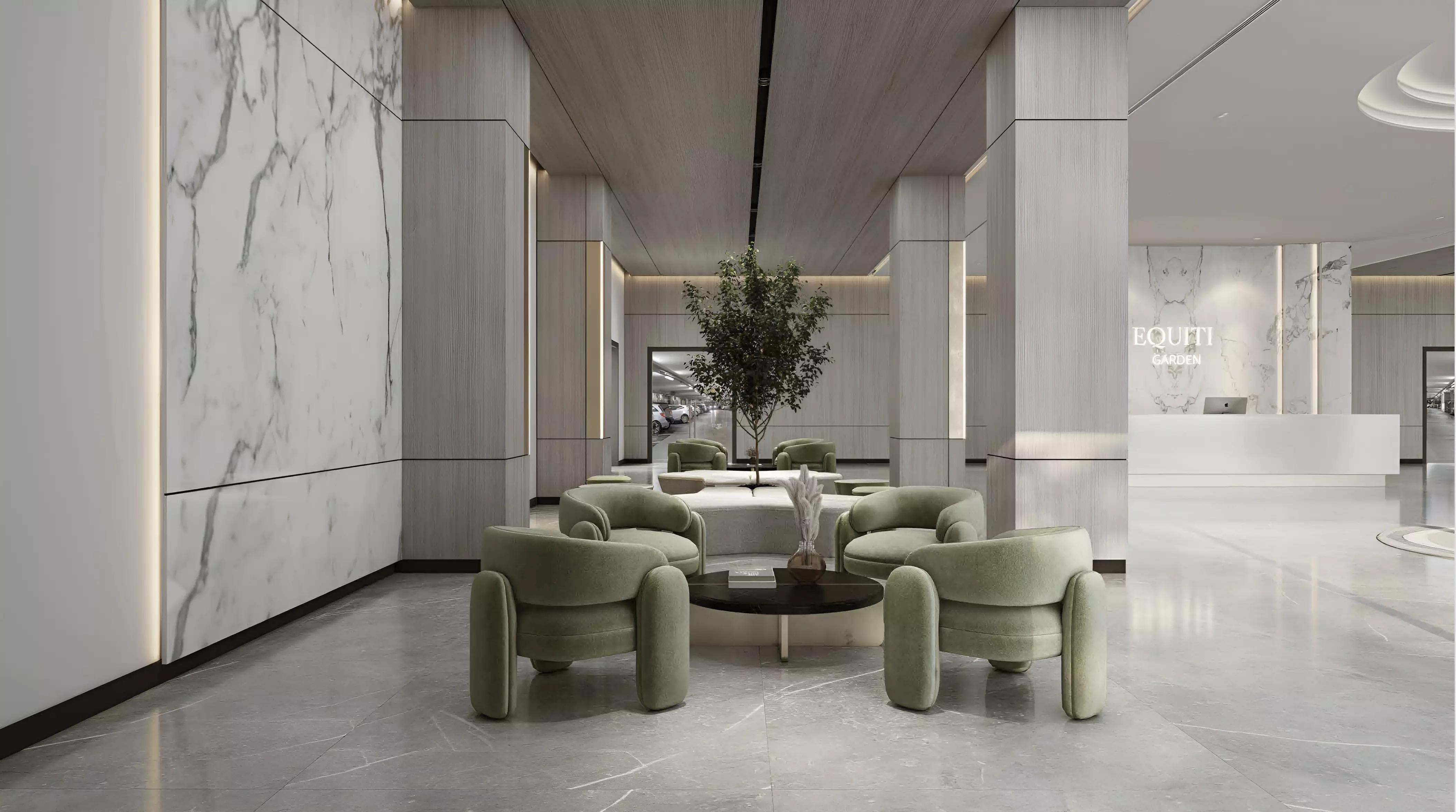 Equiti Garden indoor amenity space, Al Furjan, Dubai