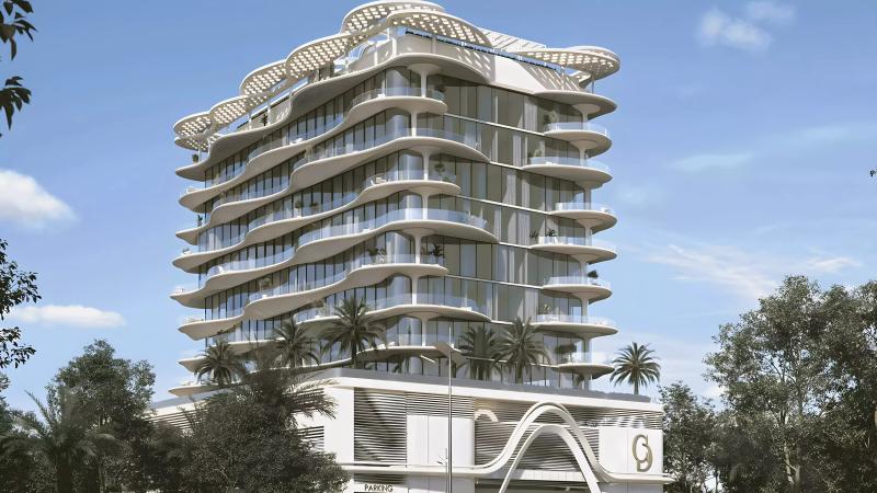 AGUA Residences exterior waterfront view, Dubai Islands