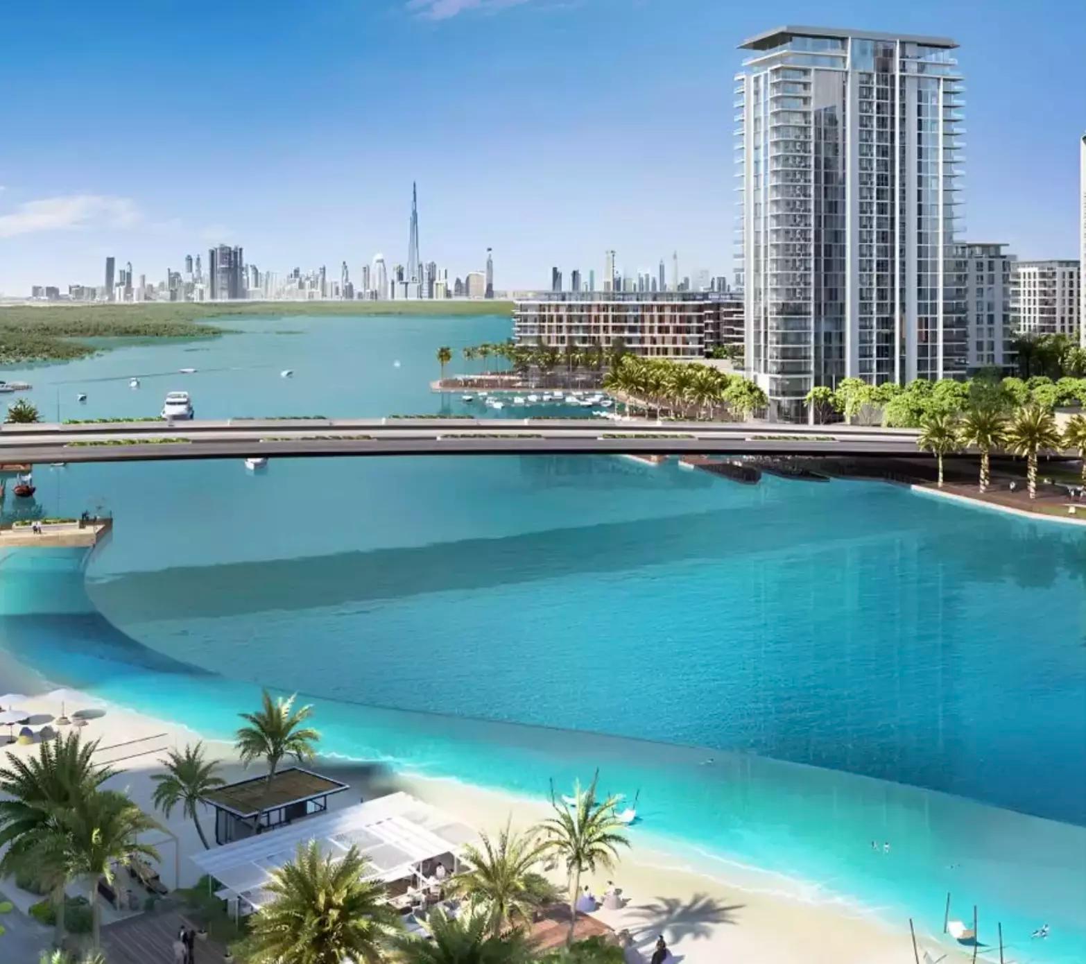 Helvetia Residences shared pool deck, Jumeirah Village Circle, Dubai