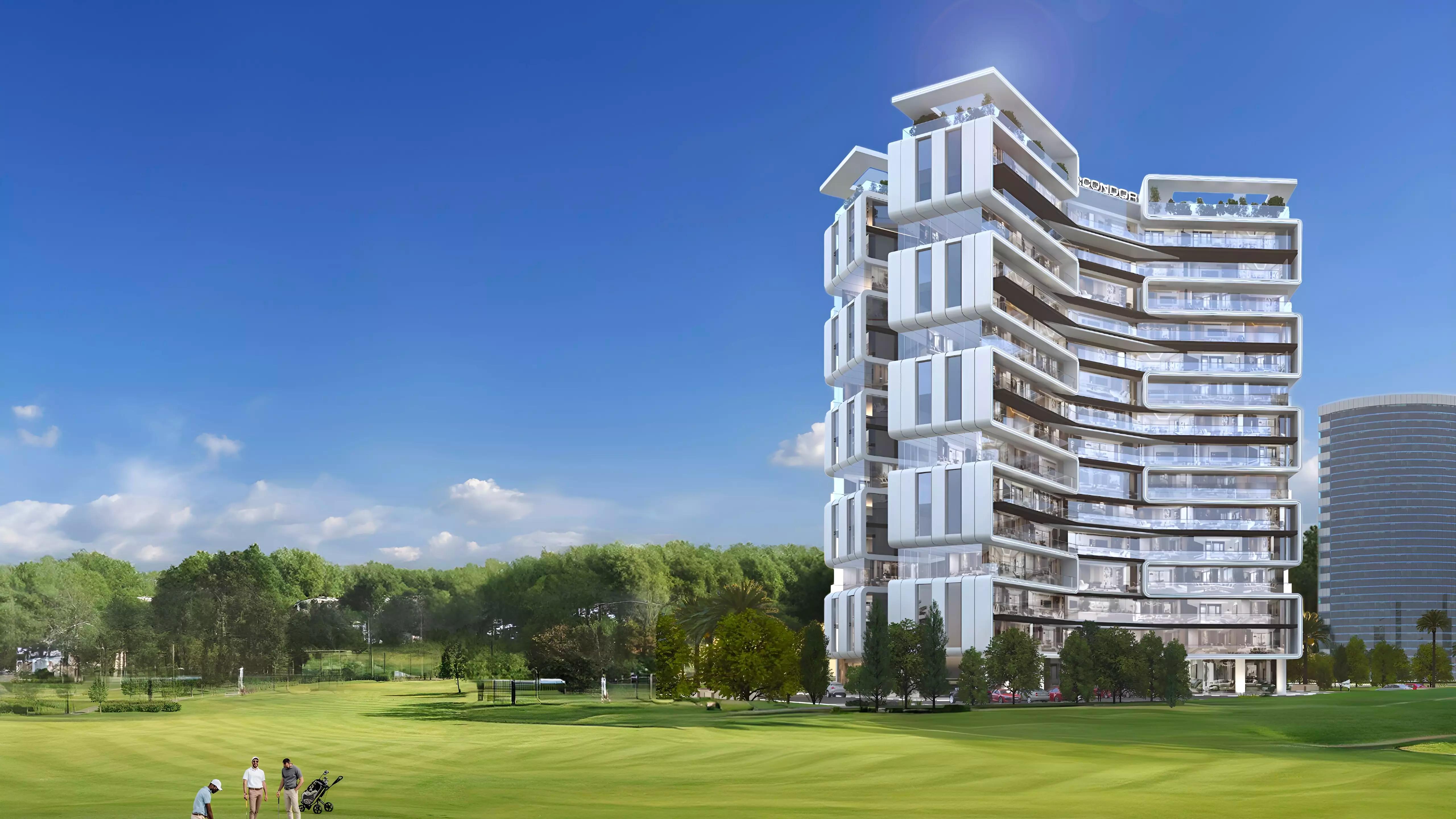 Condor Golf Links 18 exterior facade view, Dubai Sports City, Dubai