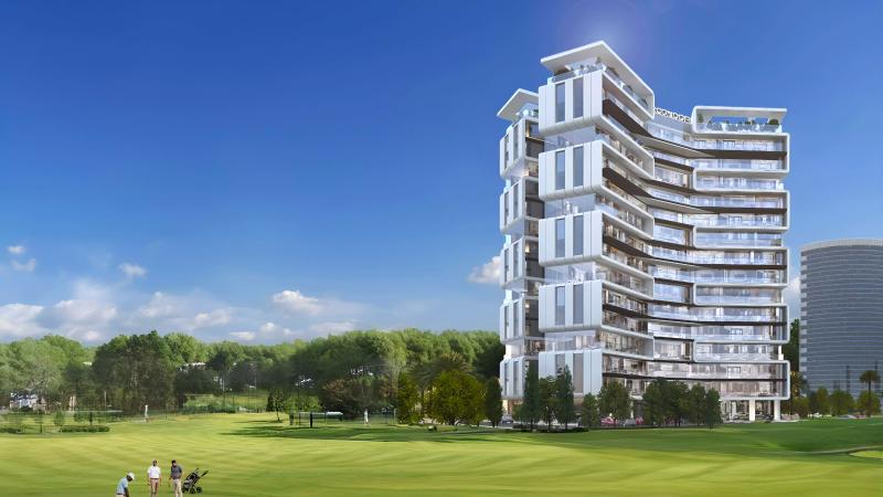 Condor Golf Links 18 exterior facade view, Dubai Sports City, Dubai