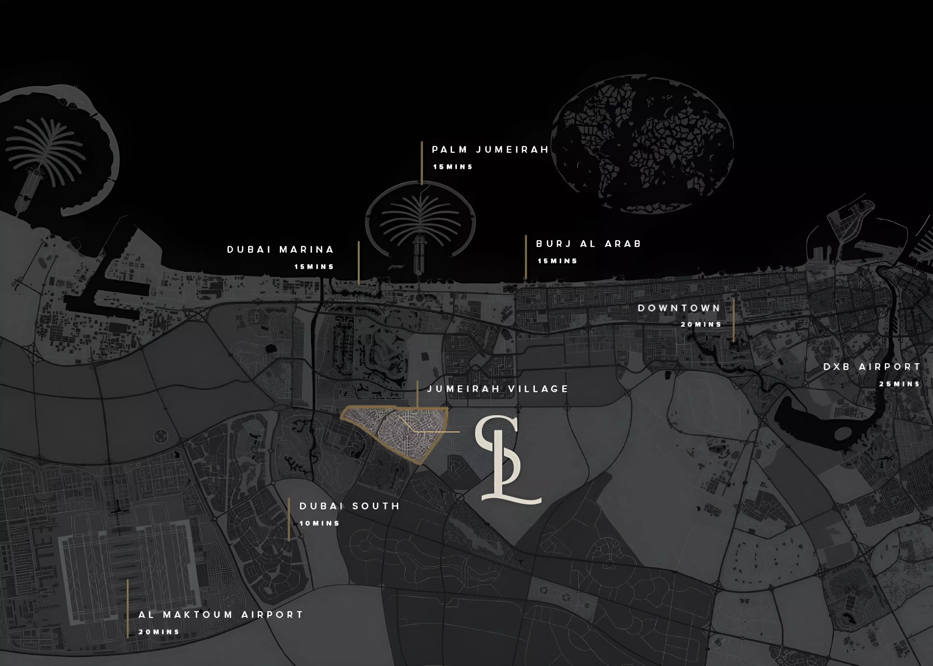 Serenity Lakes 2 master plan layout, Jumeirah Village Circle, Dubai