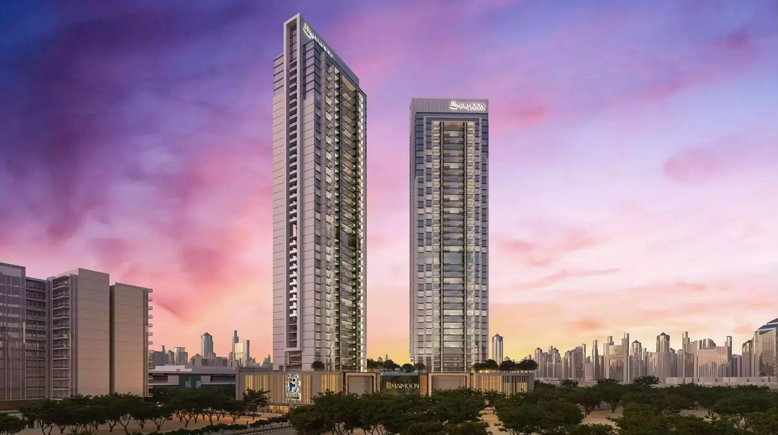 Maimoon Gardens exterior facade view, JVC District 11, Dubai