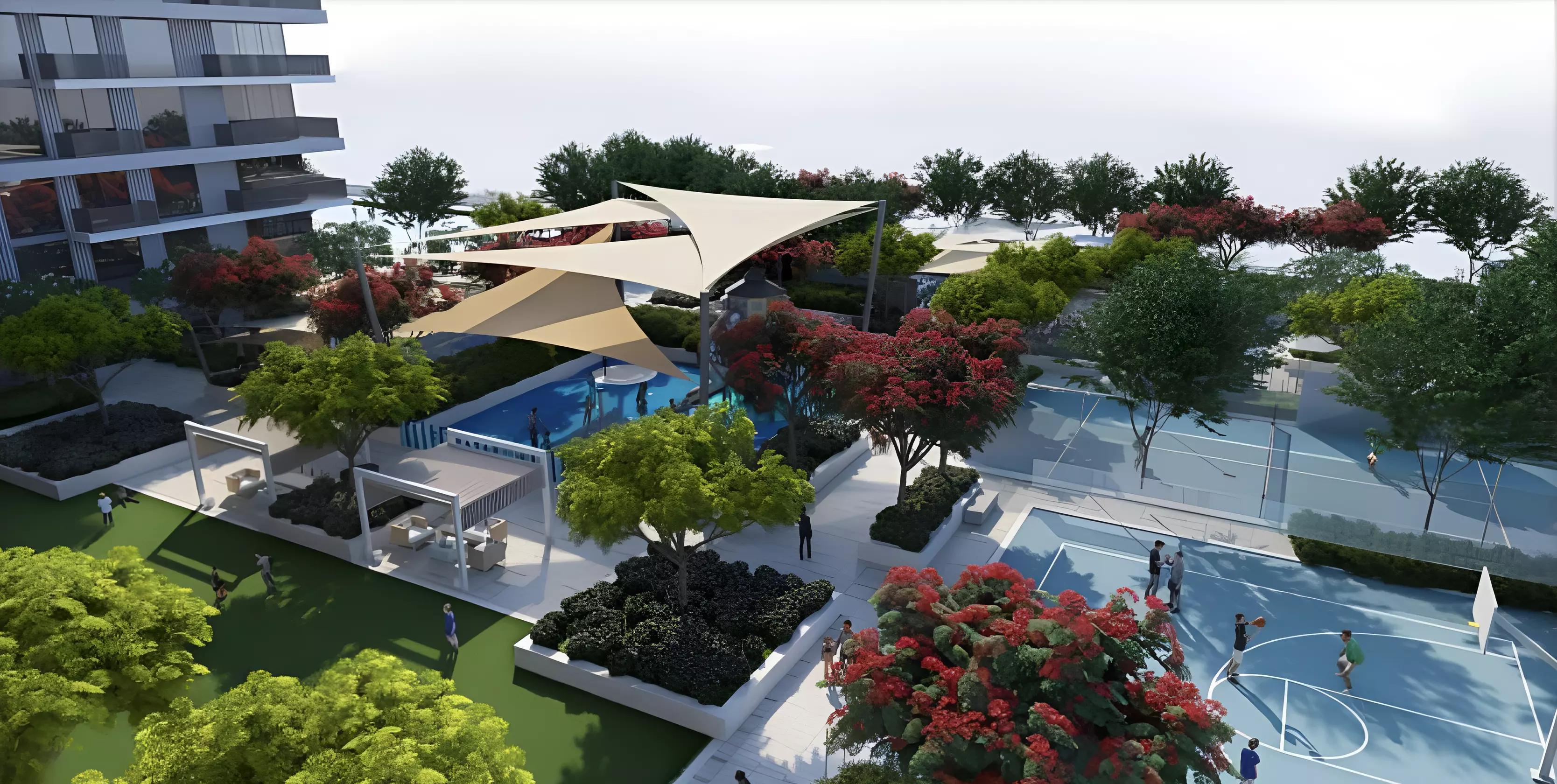Palace Residences Hillside A interior living space, Dubai Hills Estate, Dubai
