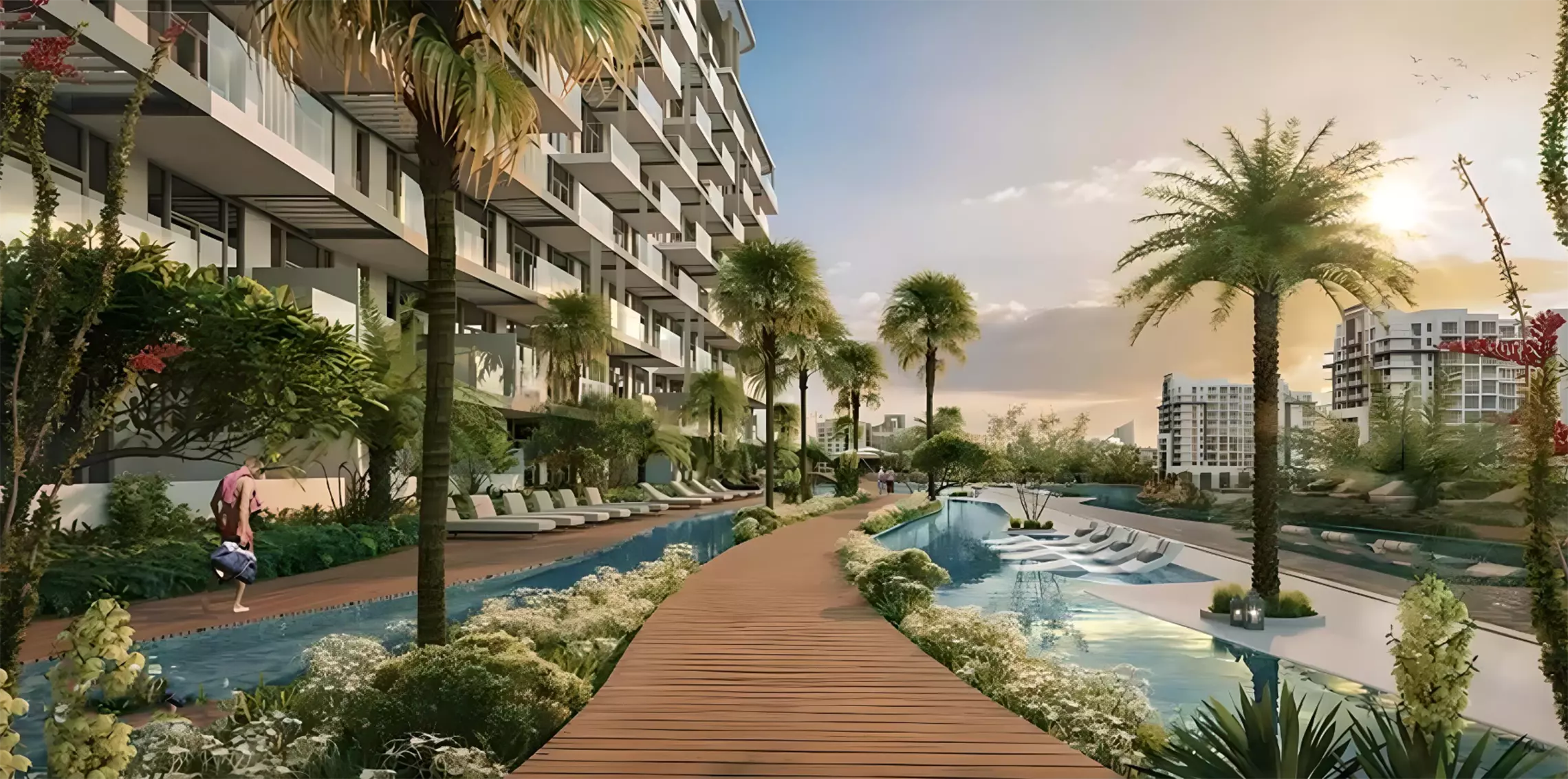 Serene Gardens 2 apartment interior living area, Al Furjan