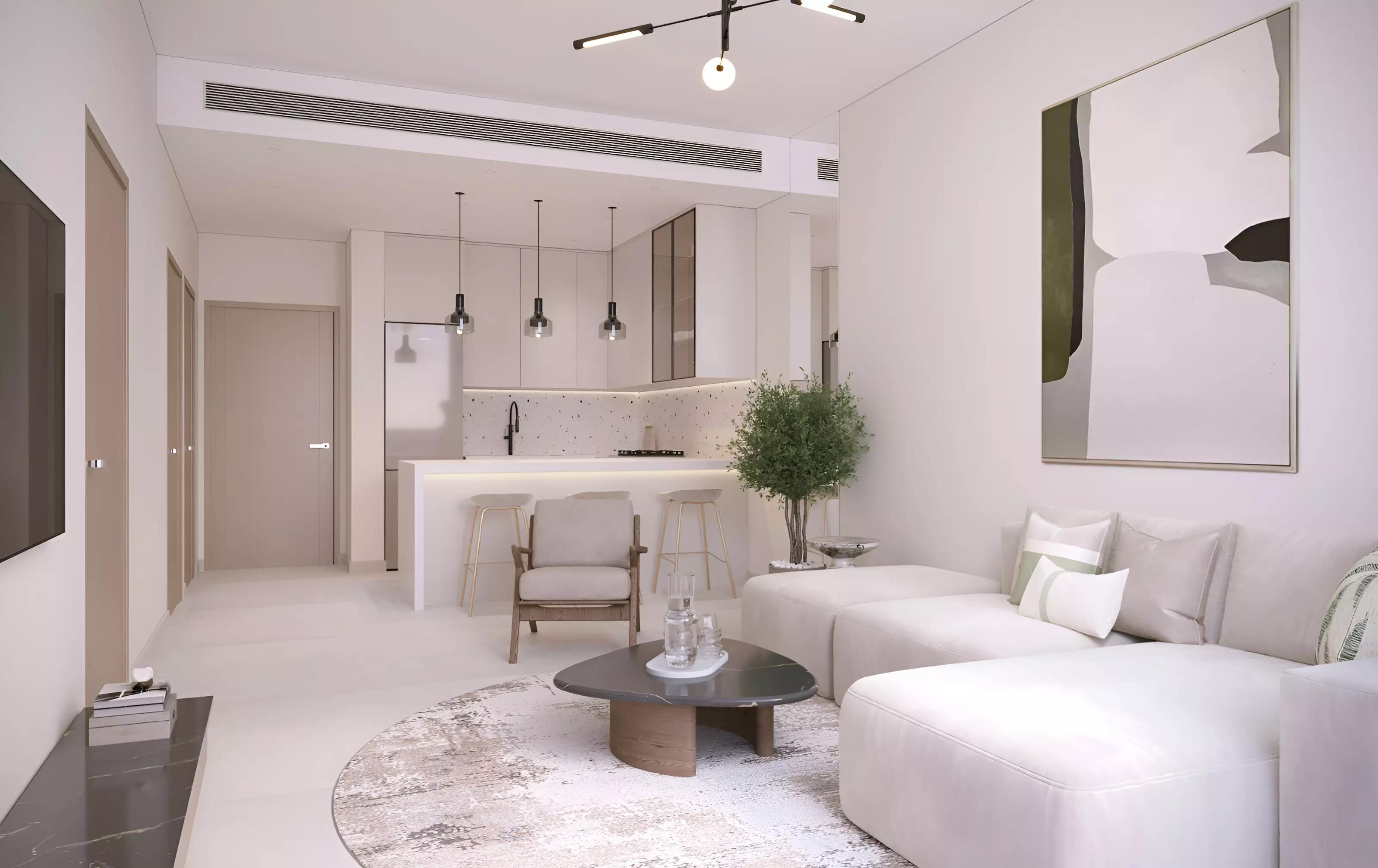 Tavora Residences kitchen interior, Al Warsan, Dubai