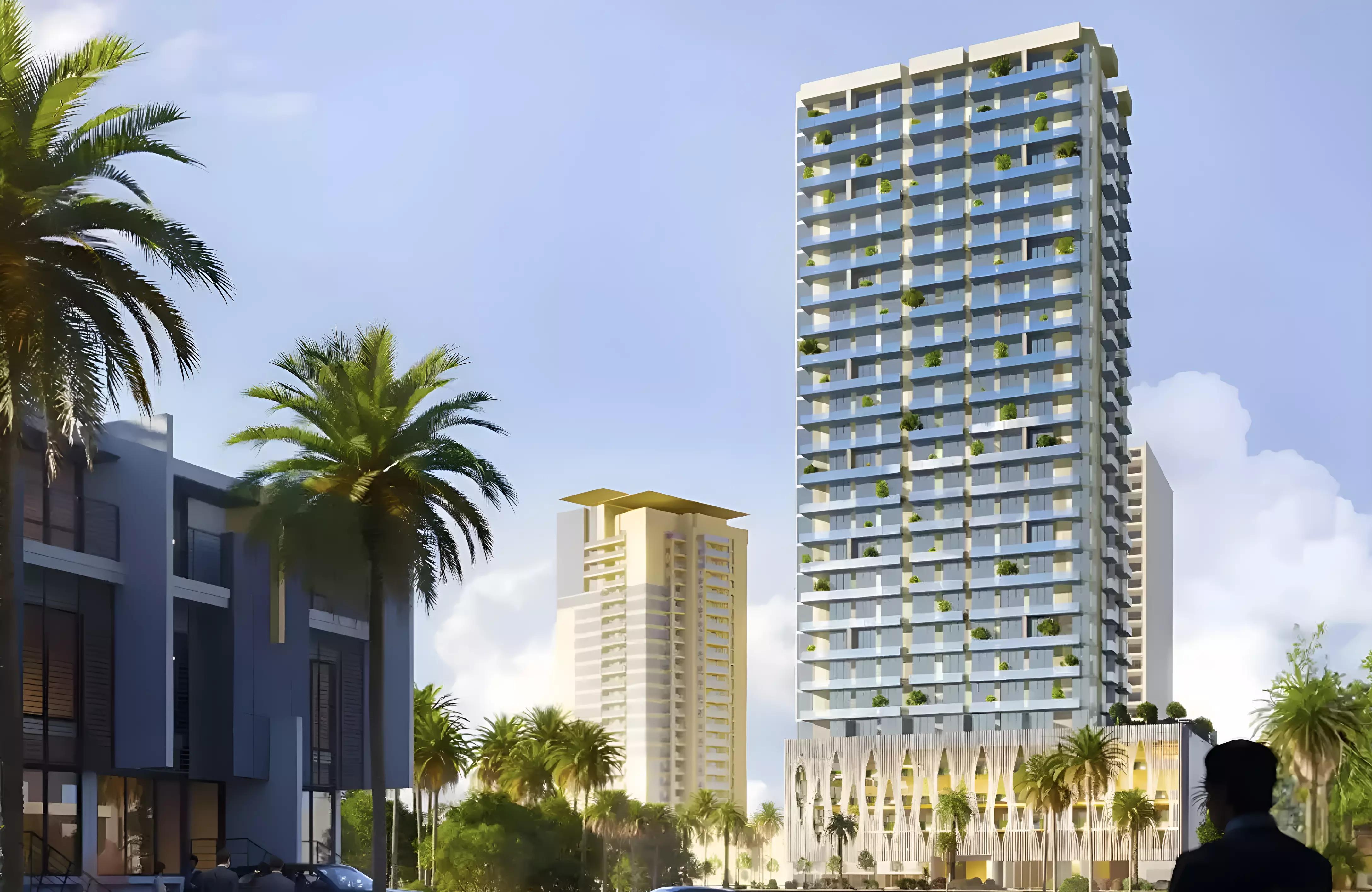 Ozone 1 Residence building view, Jumeirah Village Circle, Dubai
