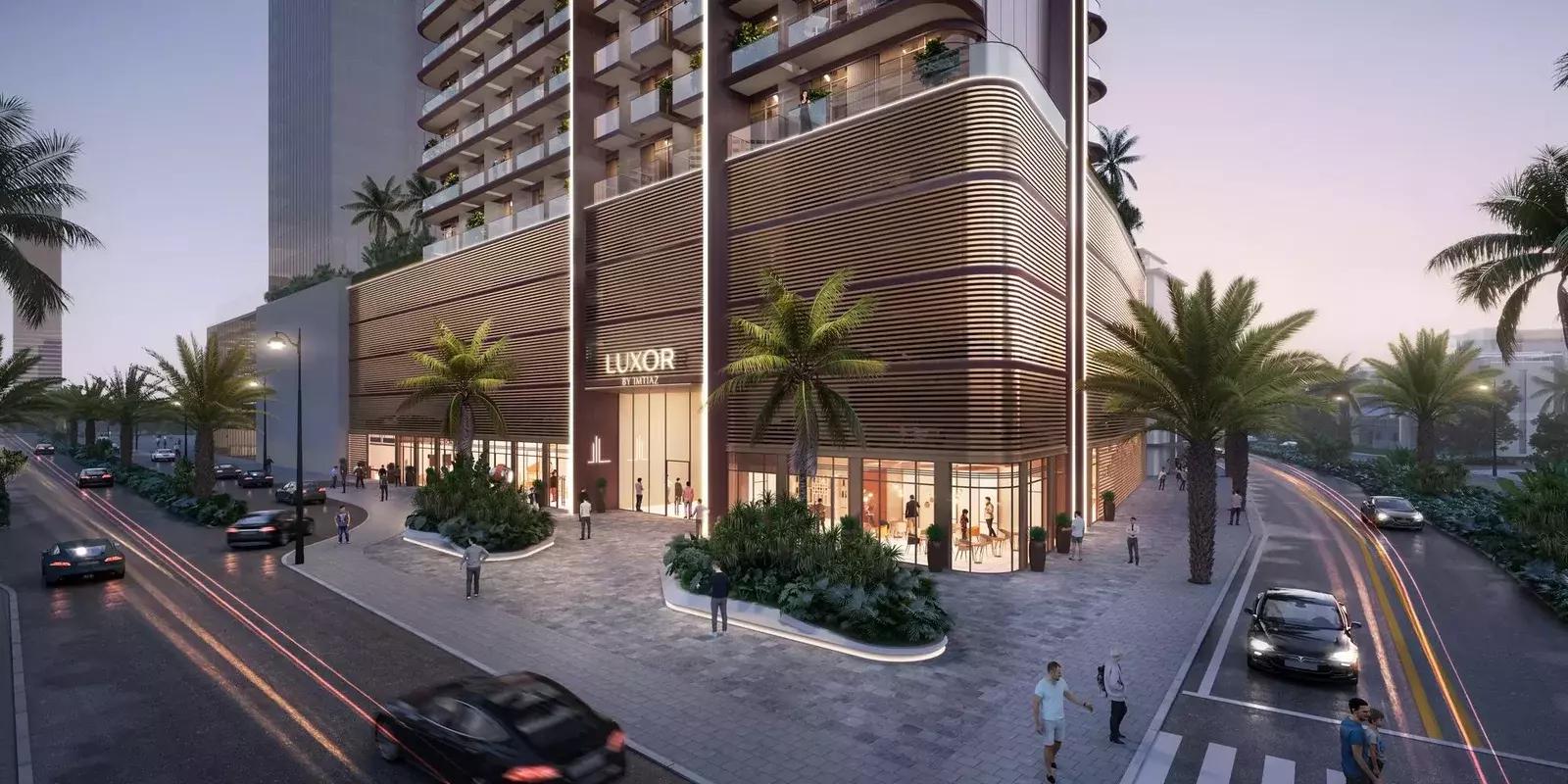 Luxor by Imtiaz exterior facade, Jumeirah Village Circle, Dubai