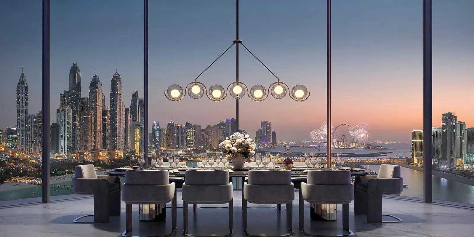 AVA at Palm Jumeirah kitchen interior, Omniyat, Dubai