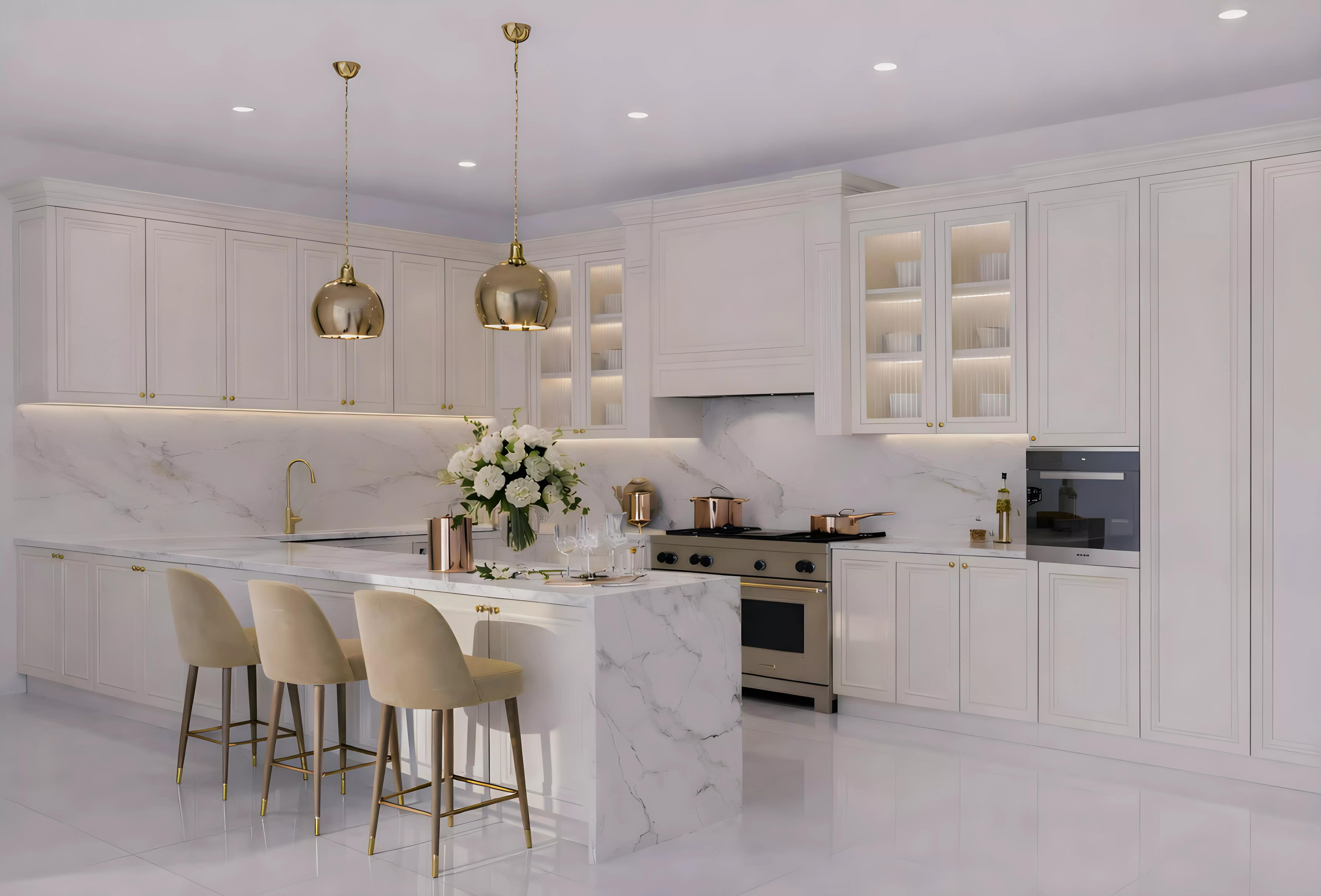 Lincoln Star Residence 4 apartment interior living space, Dubai South