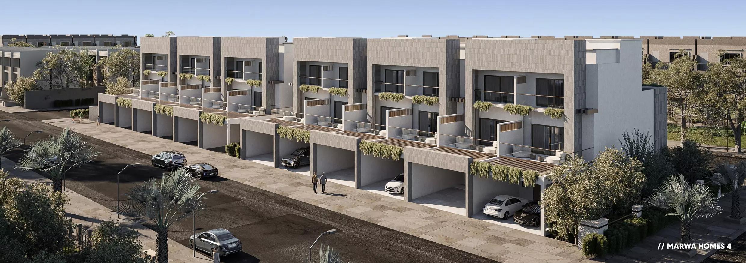 Marwa Homes Phase 4 living area interior, New World Developments, Dubai