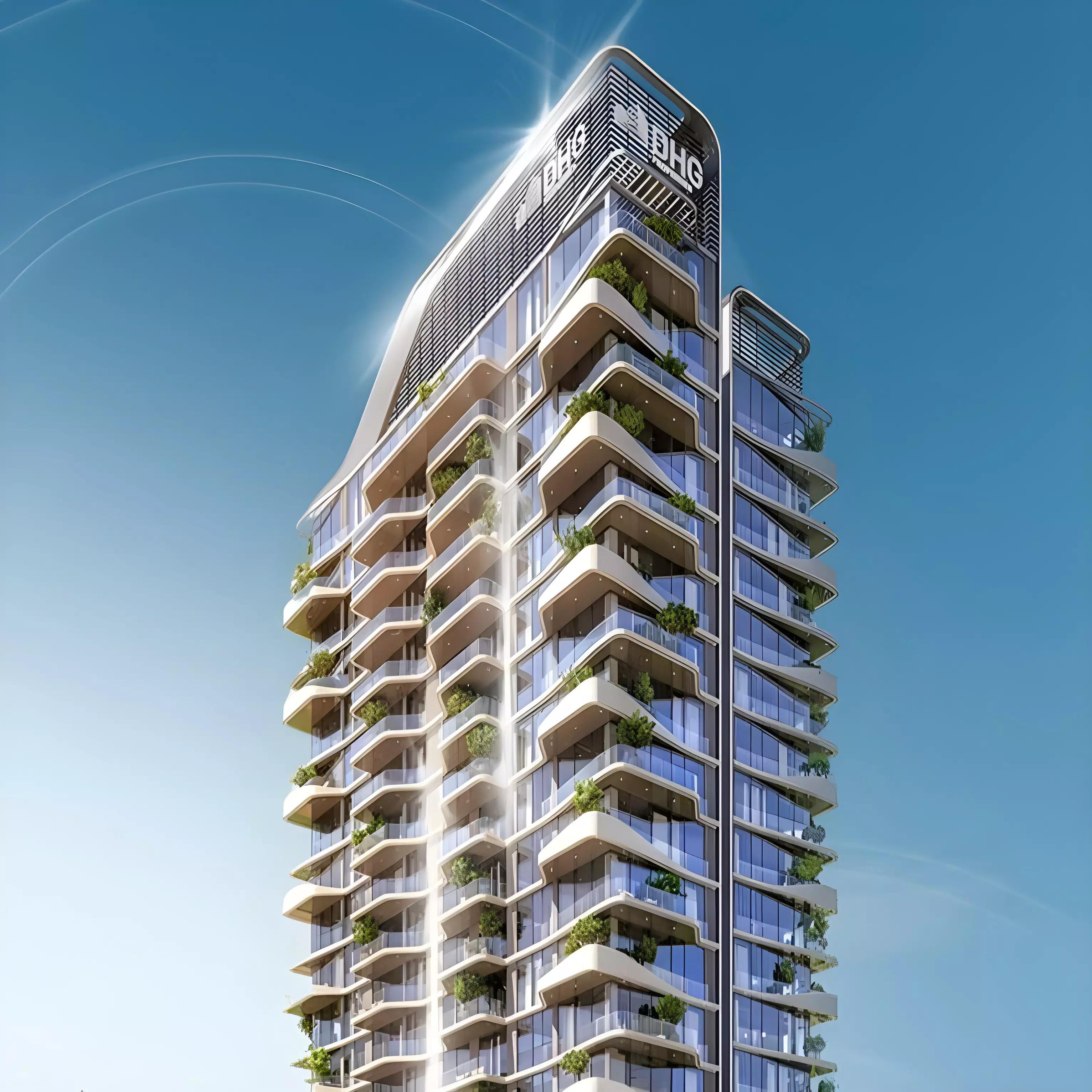 Helvetia Verde interior apartment living space, Meydan, Dubai