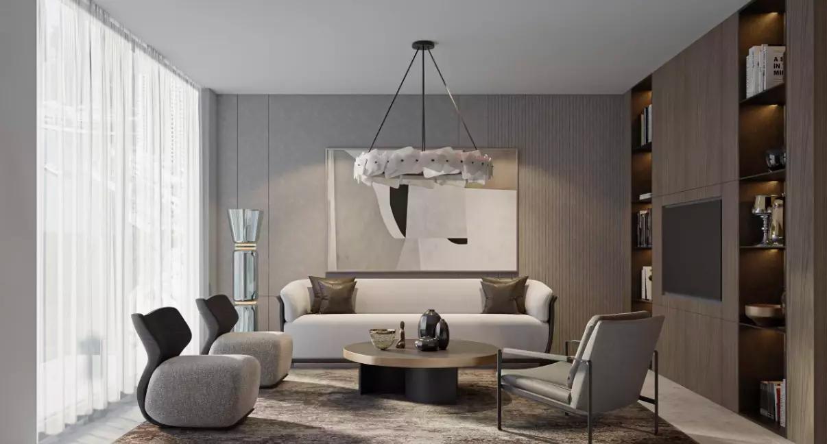 Marwa Homes 3 living interior, JVC, Dubai