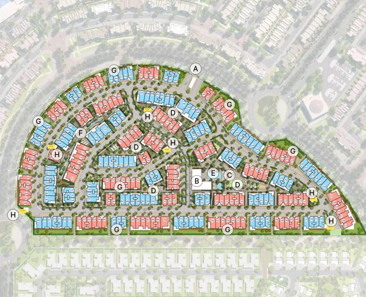 Bliss Phase 2 master plan layout, Arabian Ranches 3, Dubai