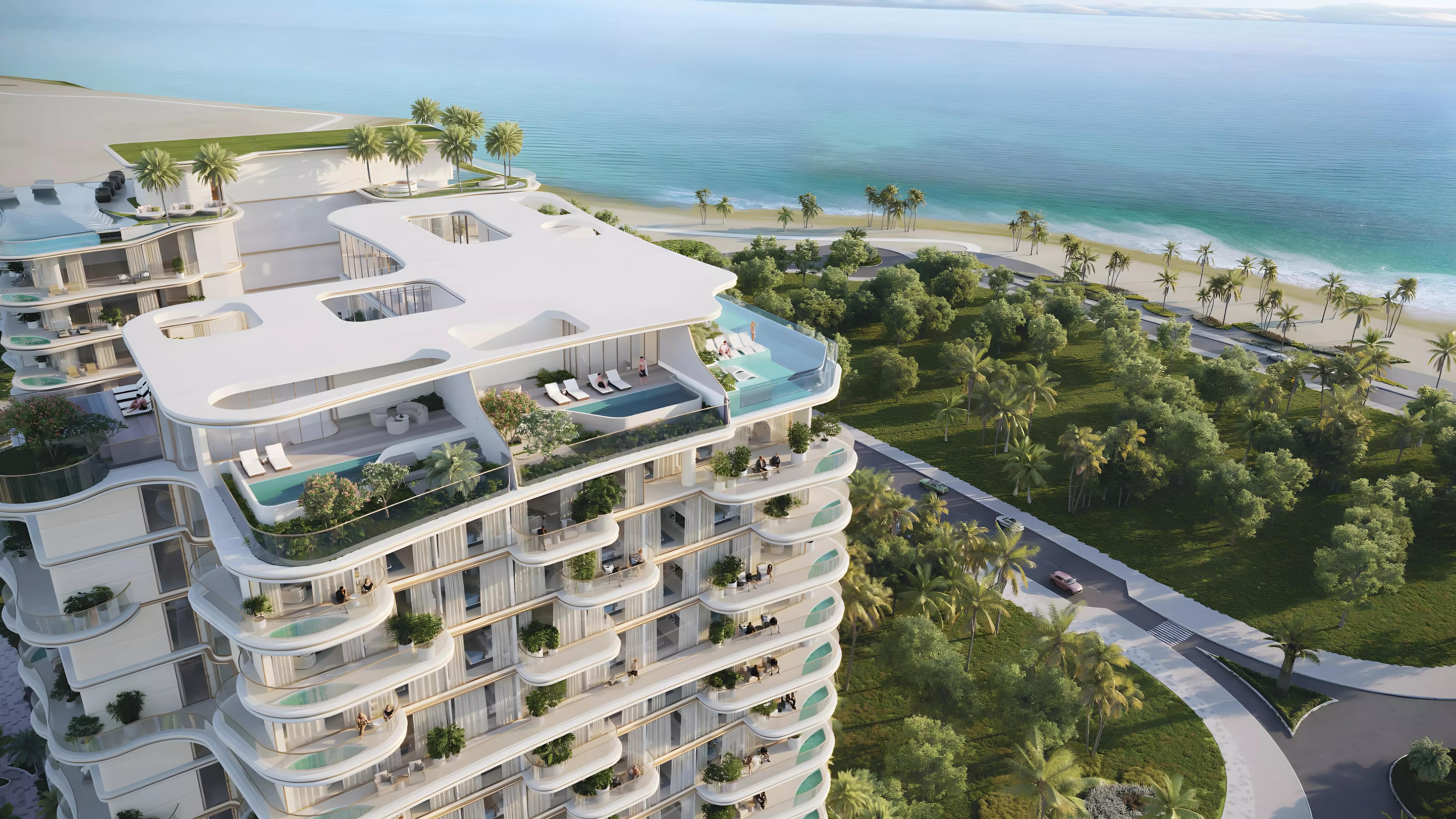 Beach Walk Grand Phase 2 exterior facade view, Dubai Islands