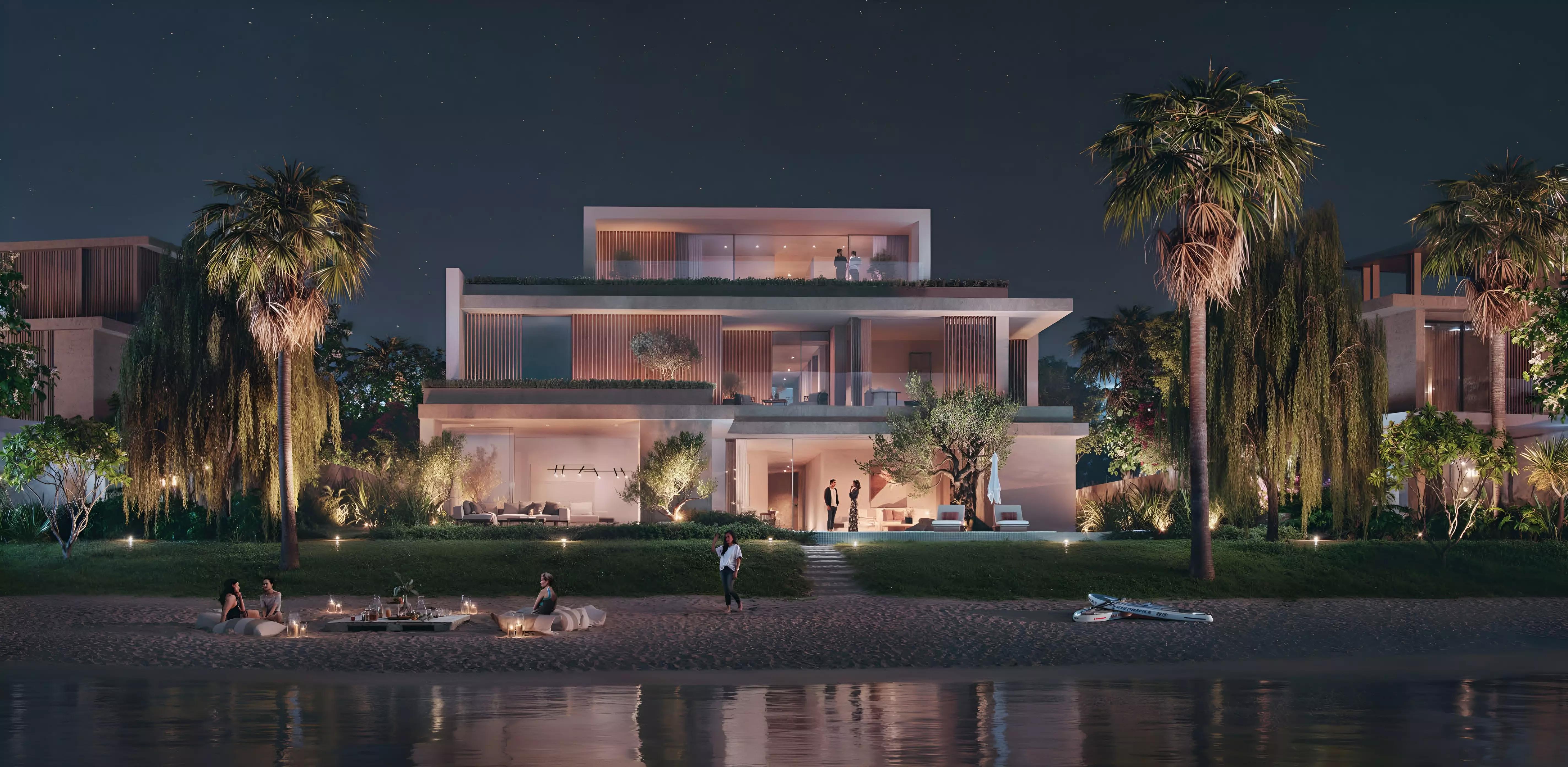 The Acres Phase 2 community landscaping and pathway, Dubai Land